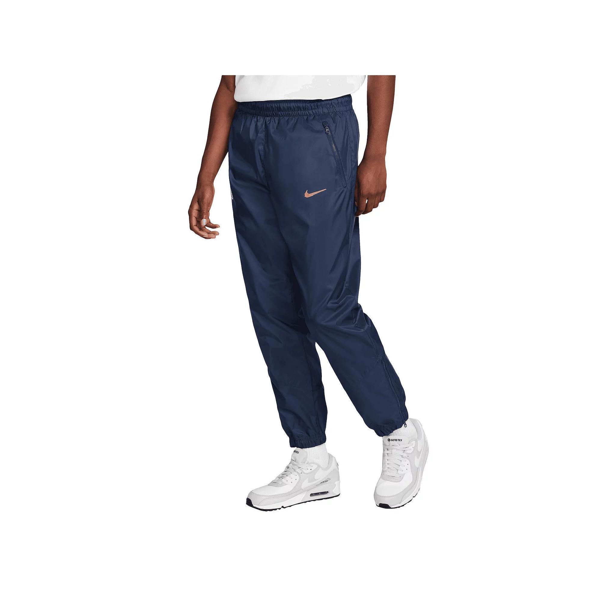 Men's Nike  Navy Paris Saint-Germain Windrunner Woven Pants, Size: Large, Psg Blue Product Image