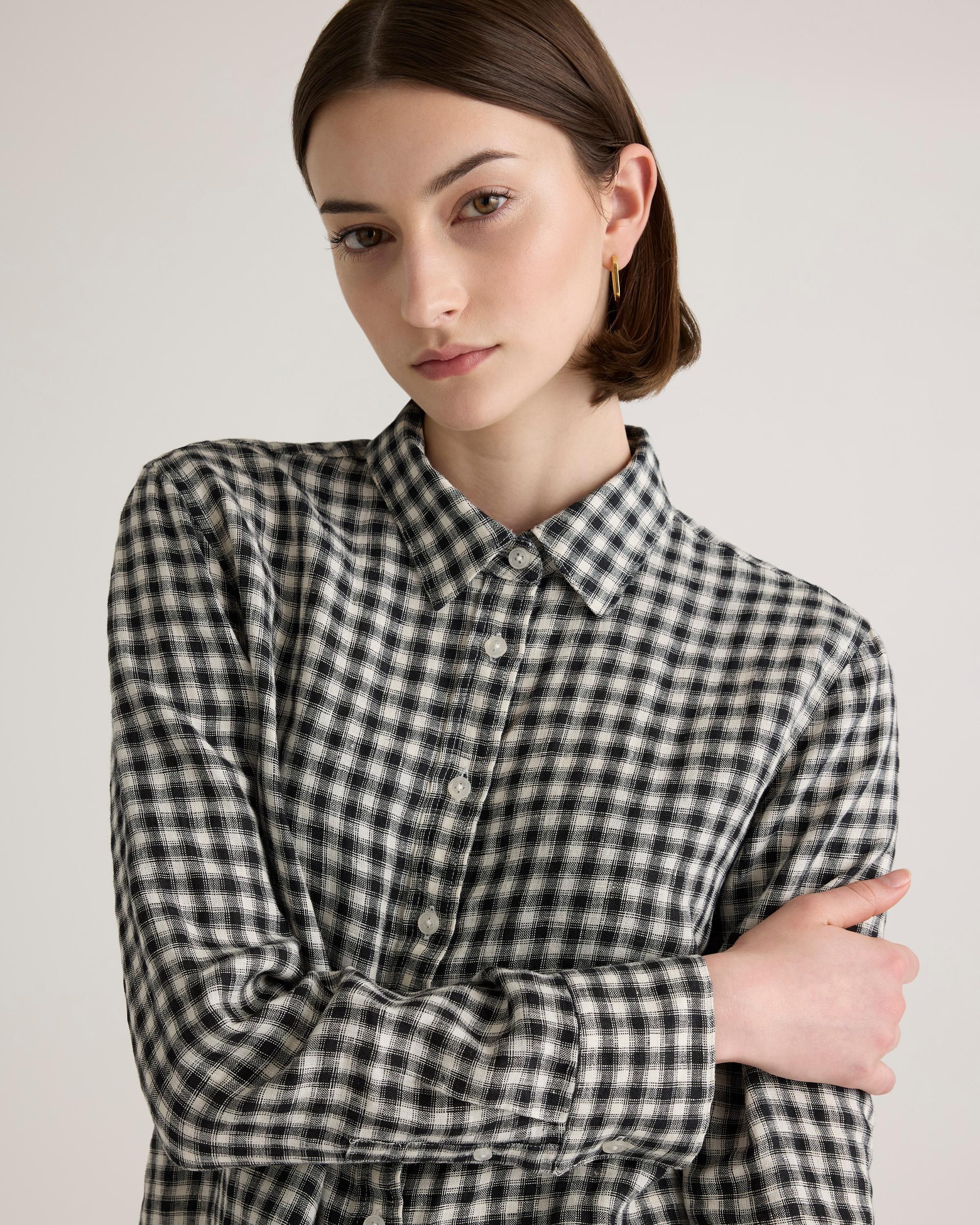 Quince | Women's 100% European Linen Long Sleeve Shirt Size XL Product Image