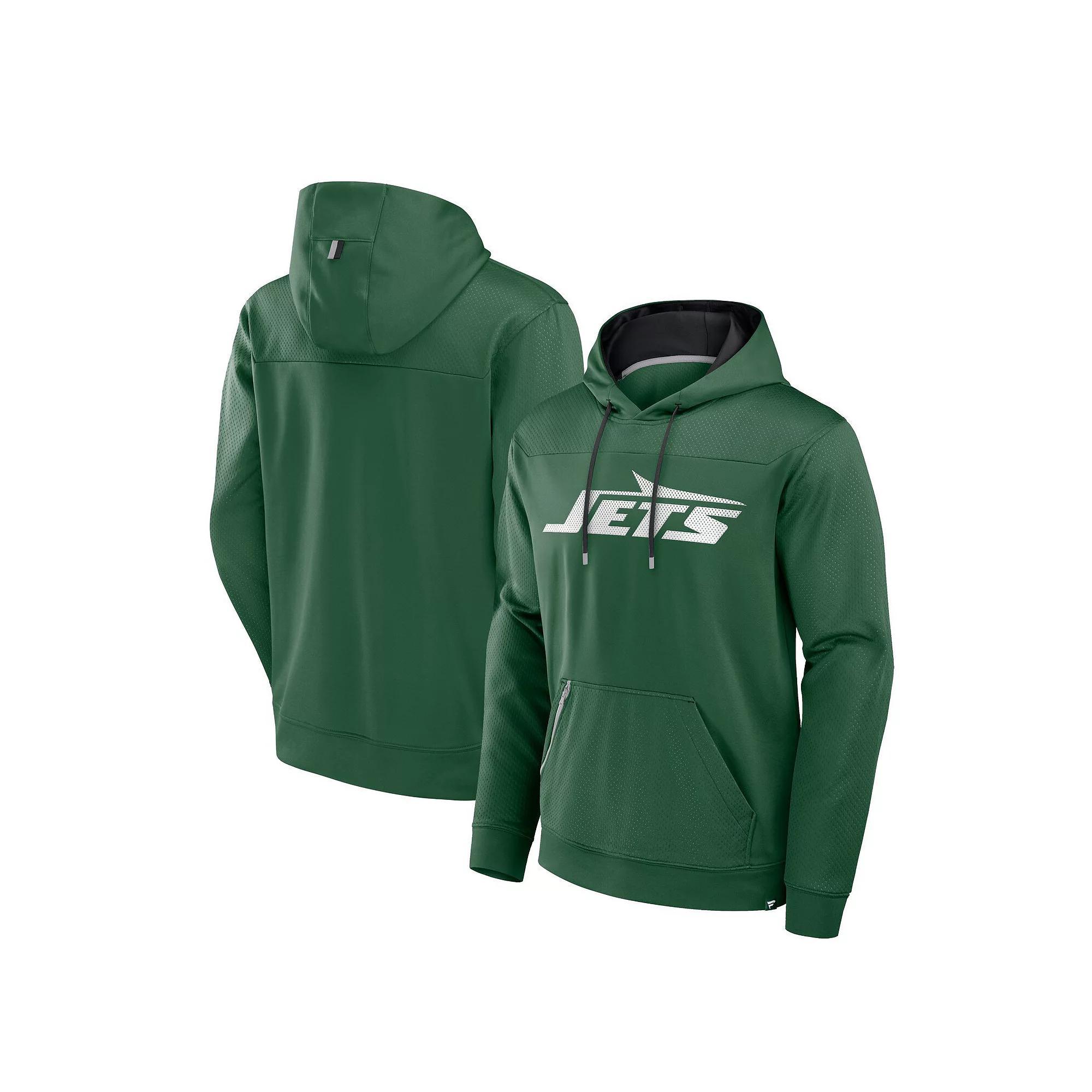 Mens Fanatics New York Jets Defender Pullover Hoodie Product Image