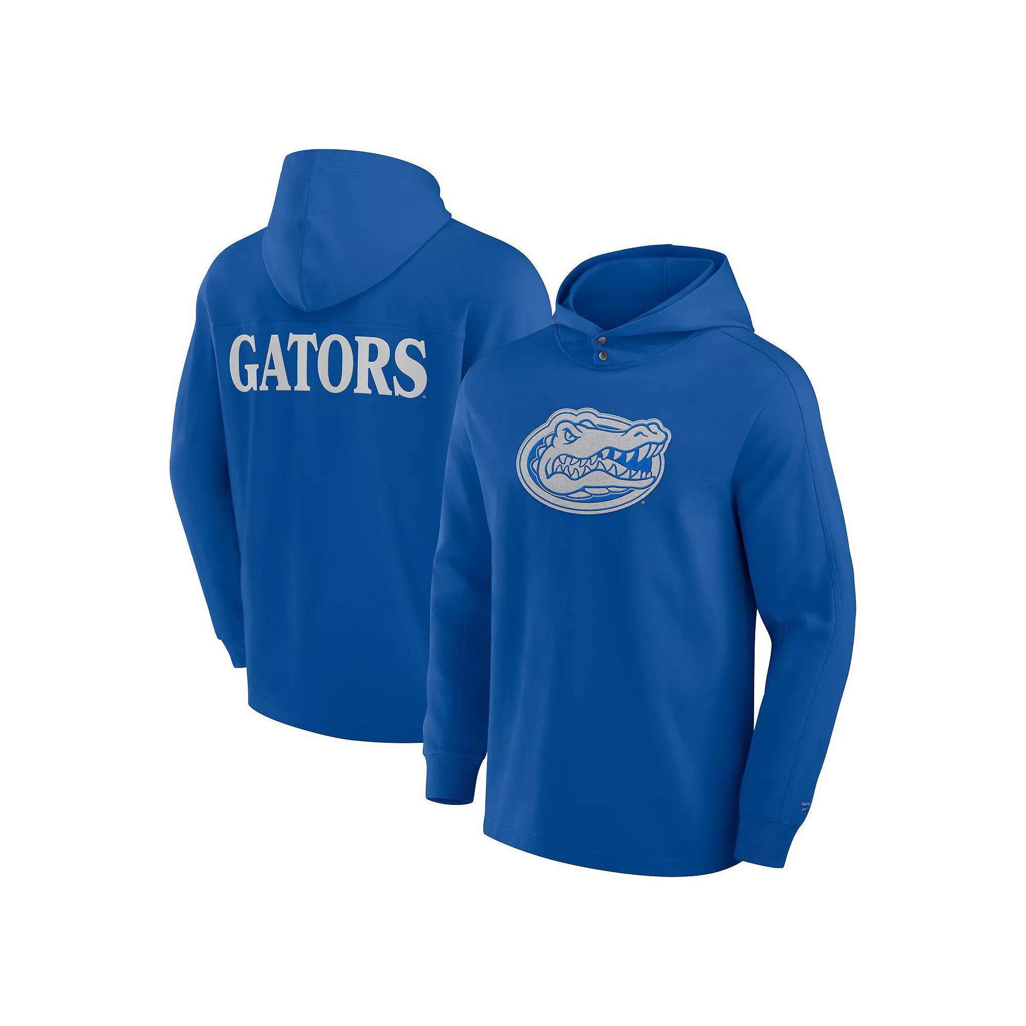 Men's Fanatics Royal Florida Gators Blaze Tri-Blend Pullover Hoodie, Size: 3XL, Blue Product Image