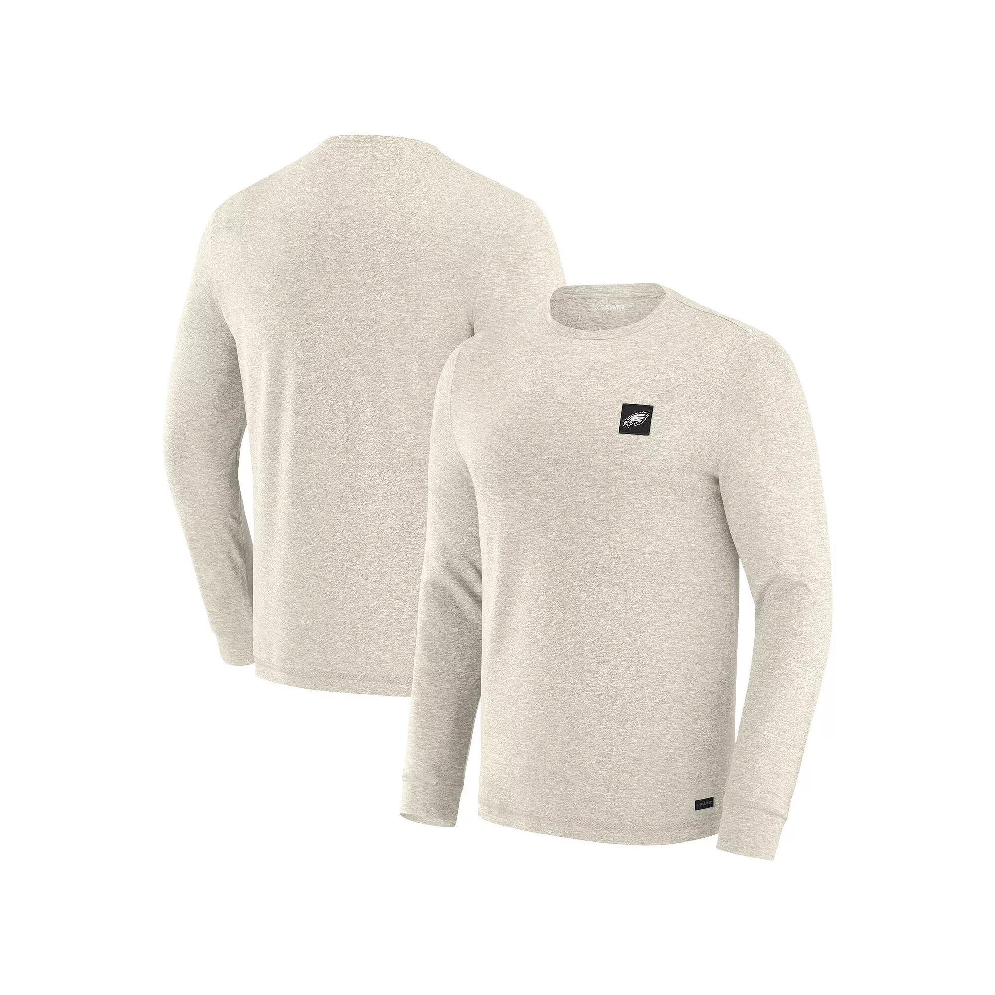 Men's J. Palmer White Philadelphia Eagles Four Down Long Sleeve T-Shirt, Size: Large Product Image