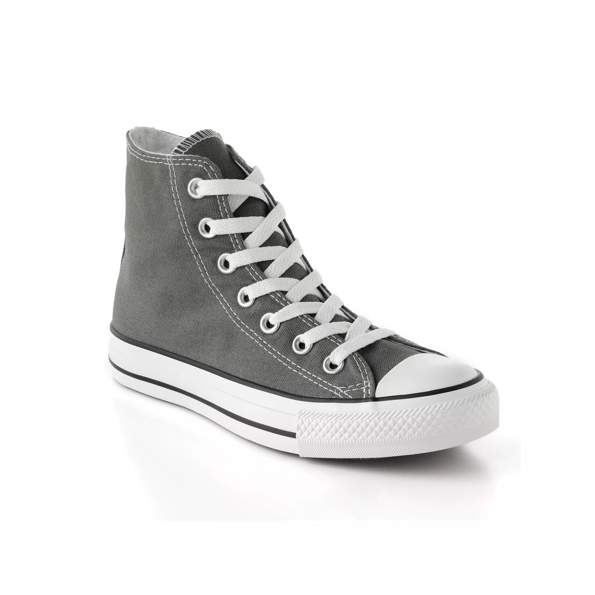Adult Converse All Star Chuck Taylor High-Top Sneakers, Womens Grey Product Image