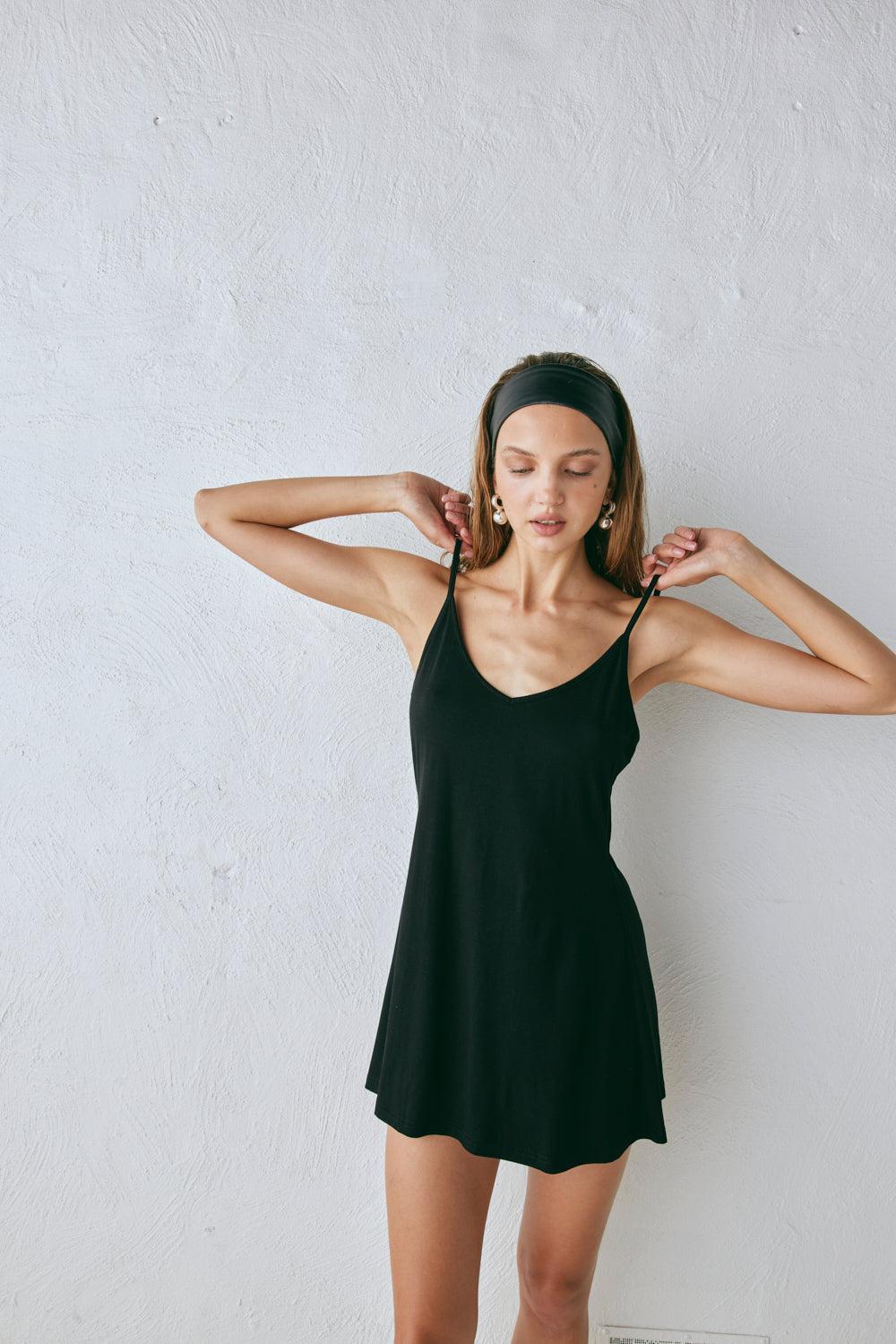 Loli Mini Dress Black Product Image