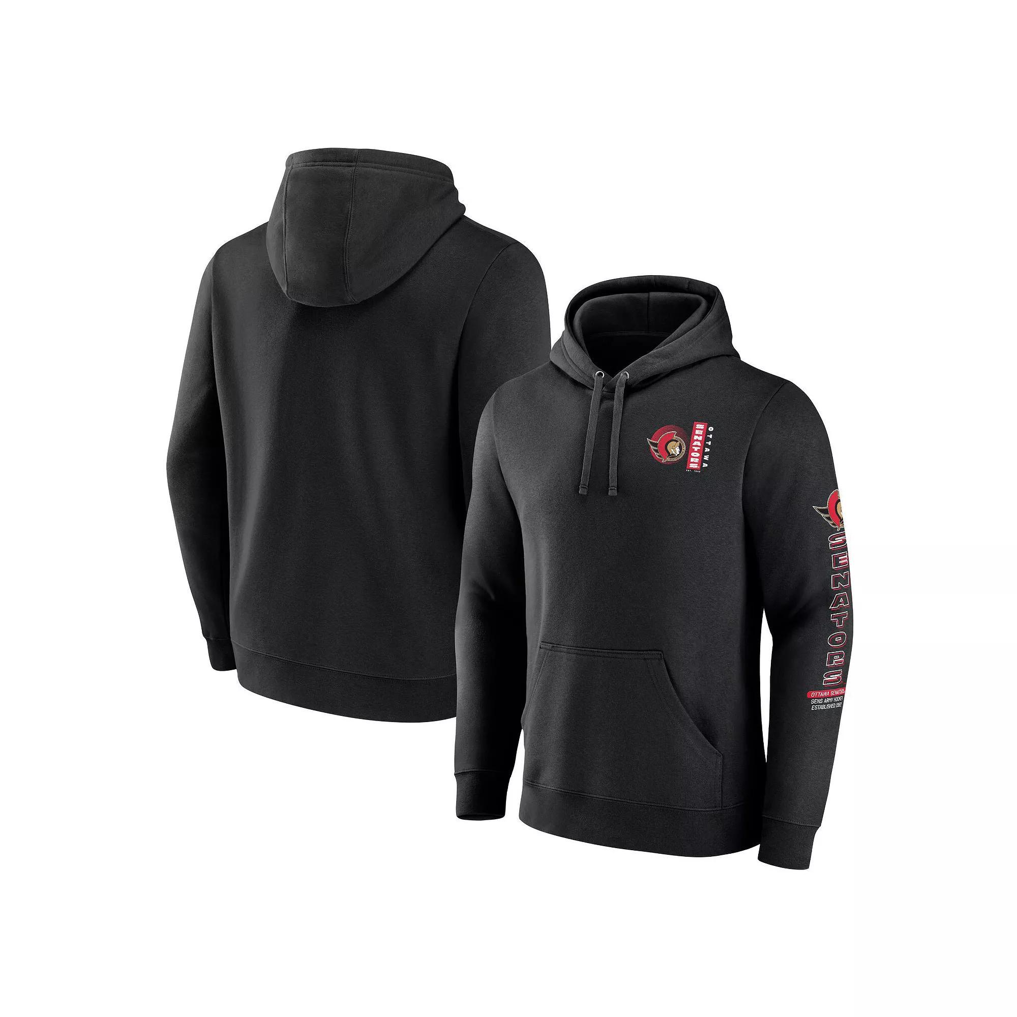 Men's Fanatics Black Vegas Golden Knights Revolution Pullover Hoodie, Size: 3XL, Lvk Black Product Image