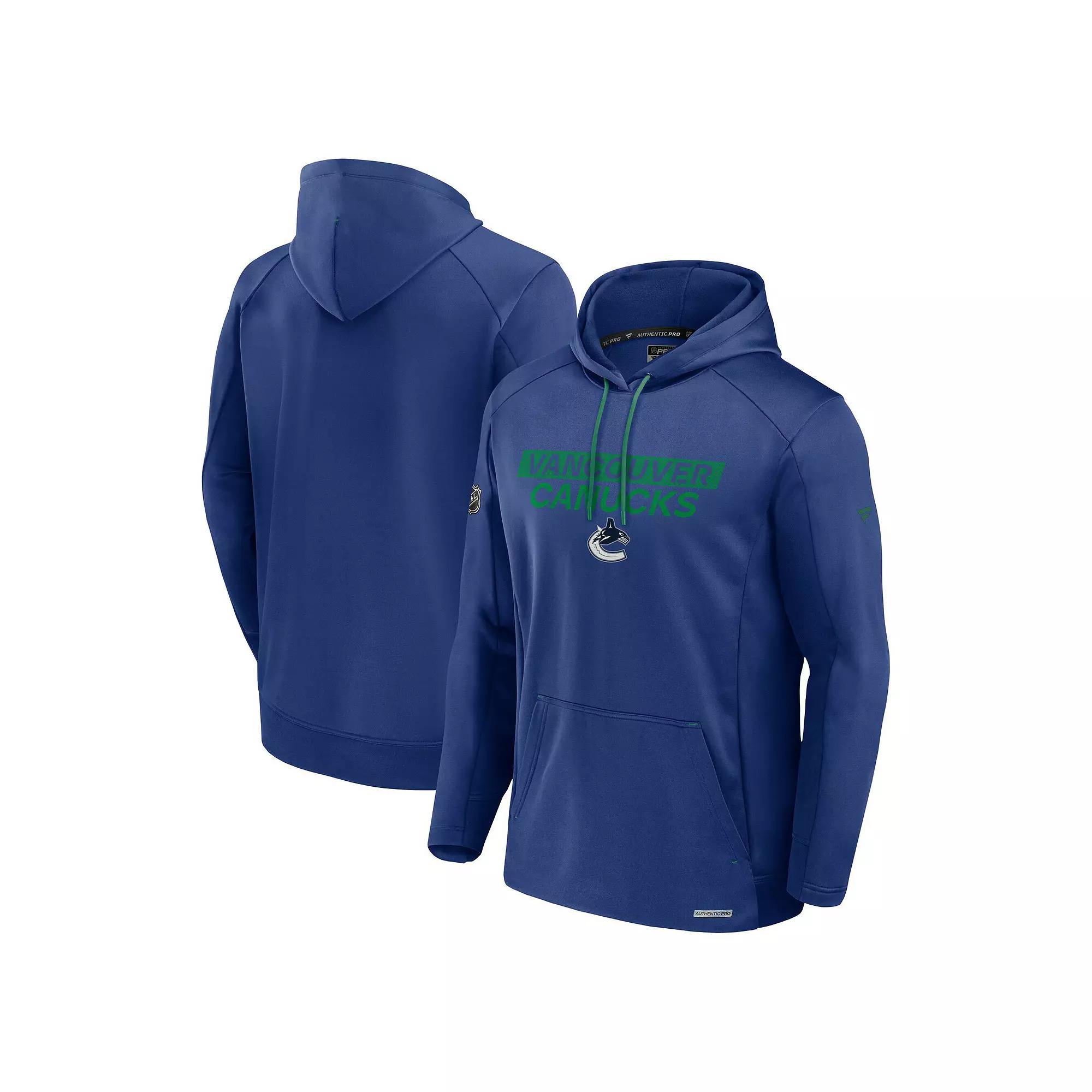 Men's Fanatics Navy Colorado Avalanche Authentic Pro Big & Tall Pullover Hoodie, Size: 3XLT, Blue Product Image