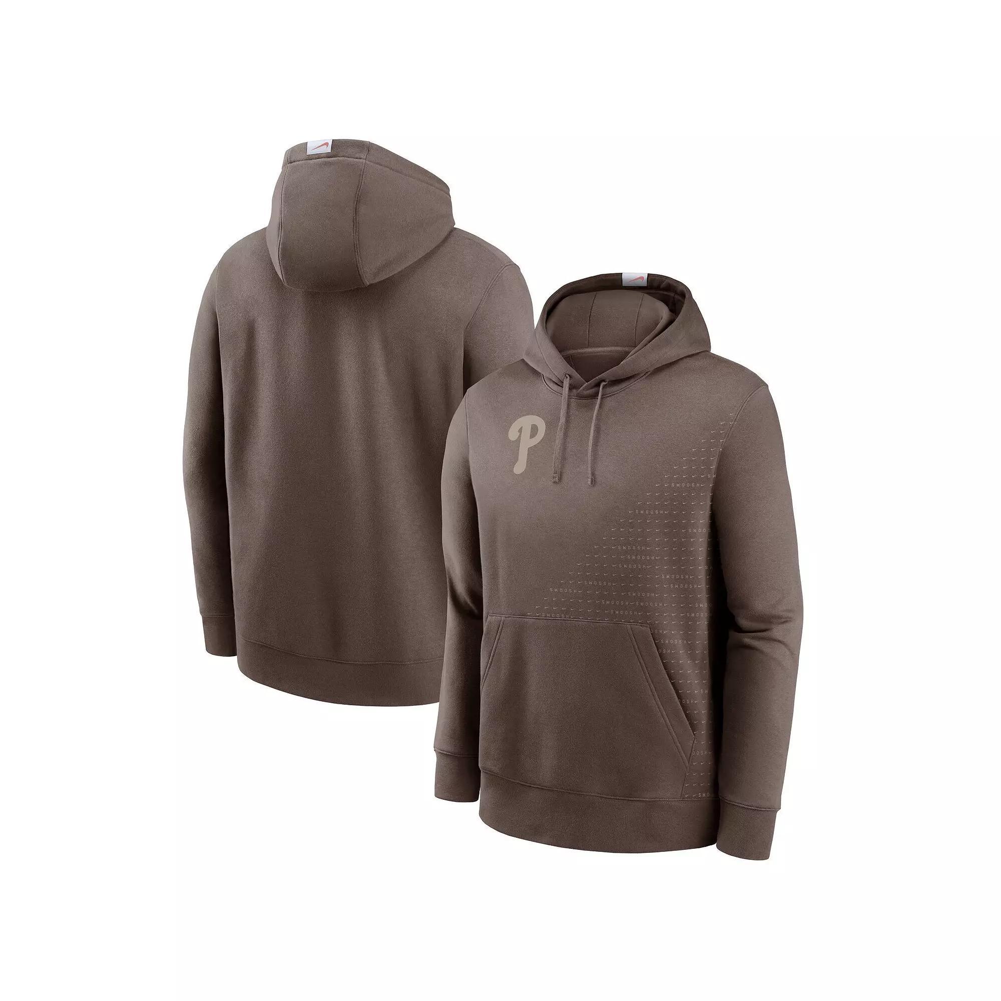 Men's Nike Light Brown Philadelphia Phillies Statement Pullover Hoodie, Size: 3XL, Lt Bro Product Image