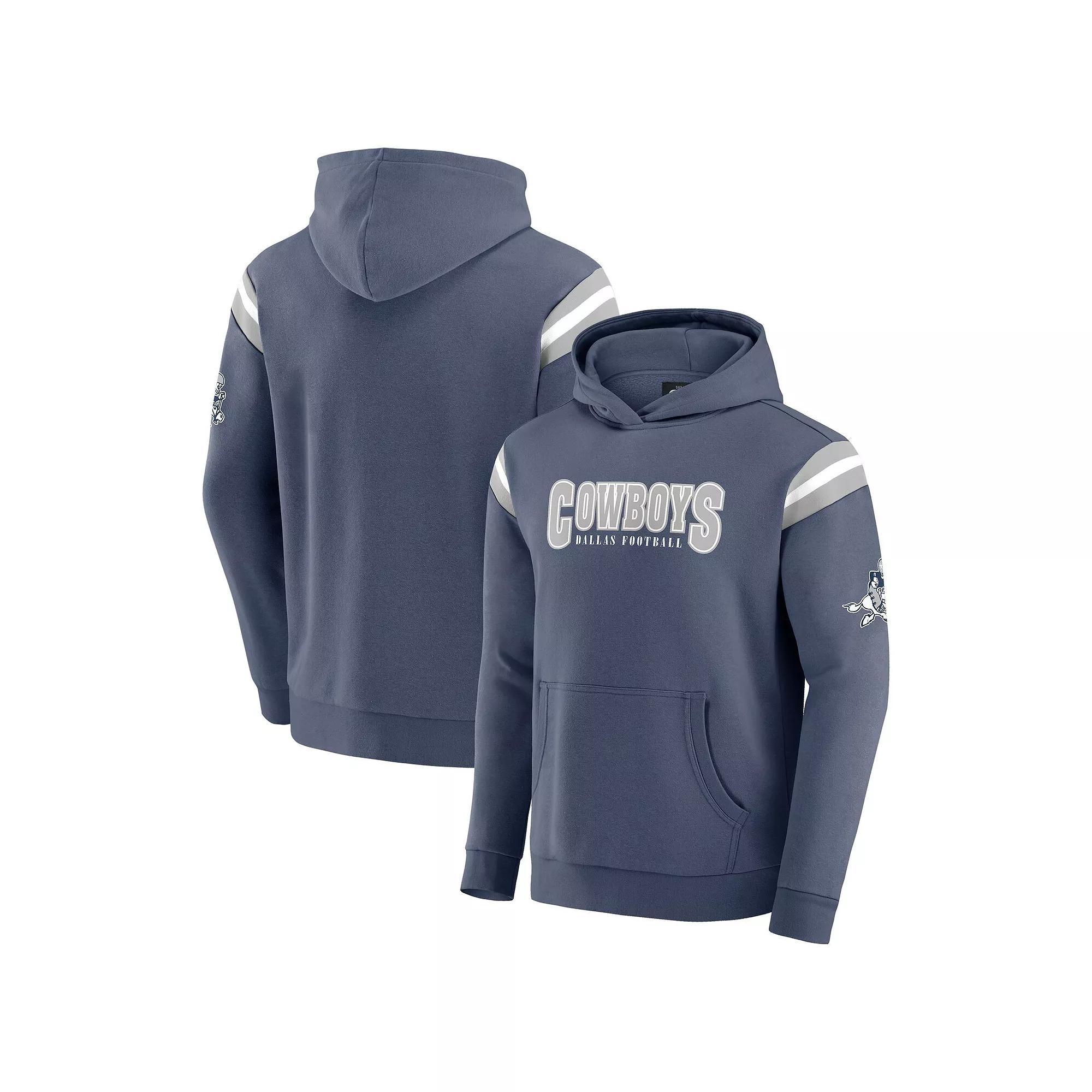 Men's Darius Rucker Collection by Fanatics Navy Dallas Cowboys Throwback Pullover Hoodie, Size: 2XL, Blue Product Image