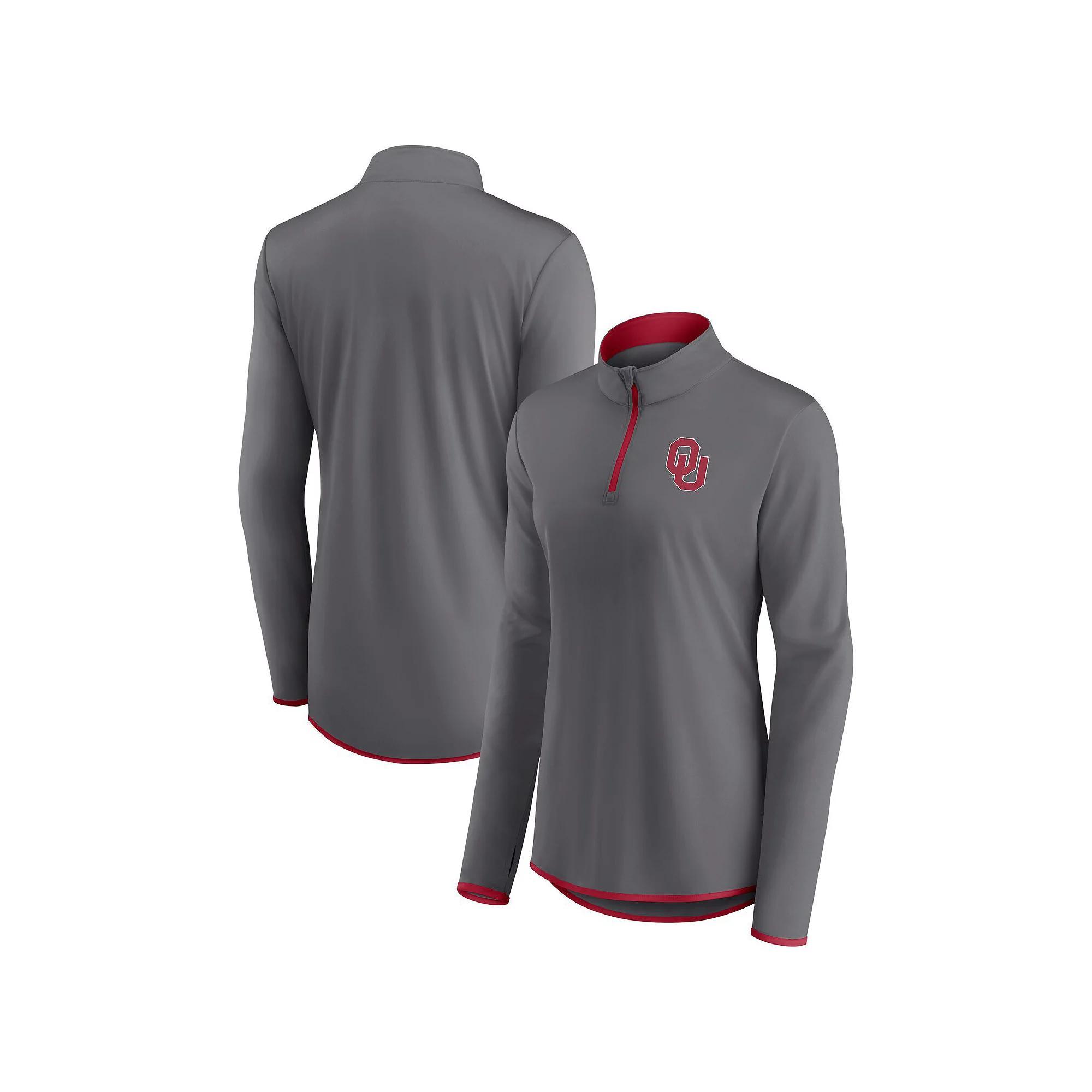 Womens Fanatics Branded Washington Nationals Corner Quarter-Zip Top Product Image