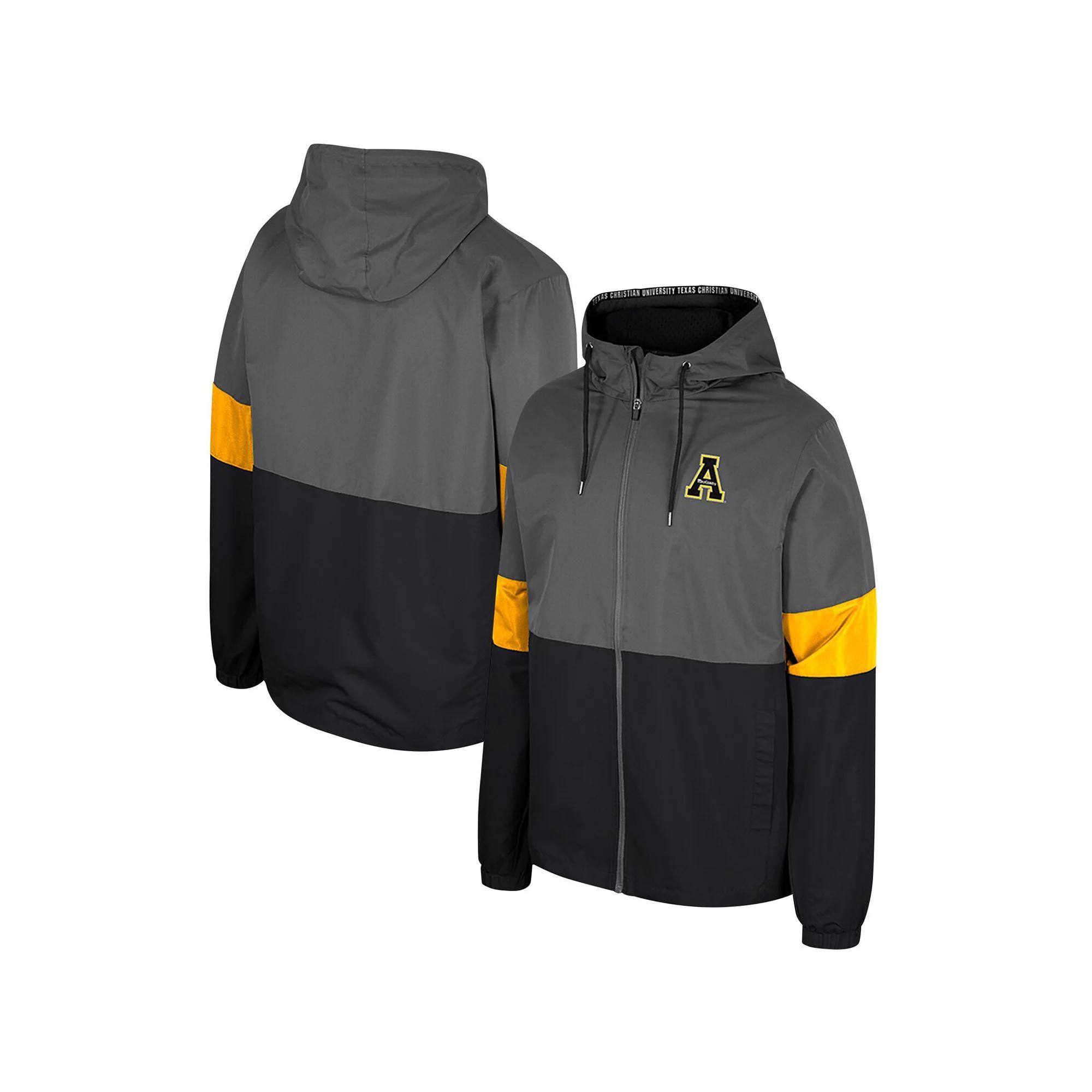Men's Colosseum Charcoal Air Force Falcons Miles Full-Zip Hoodie Jacket, Size: XL, Afa Charco Product Image