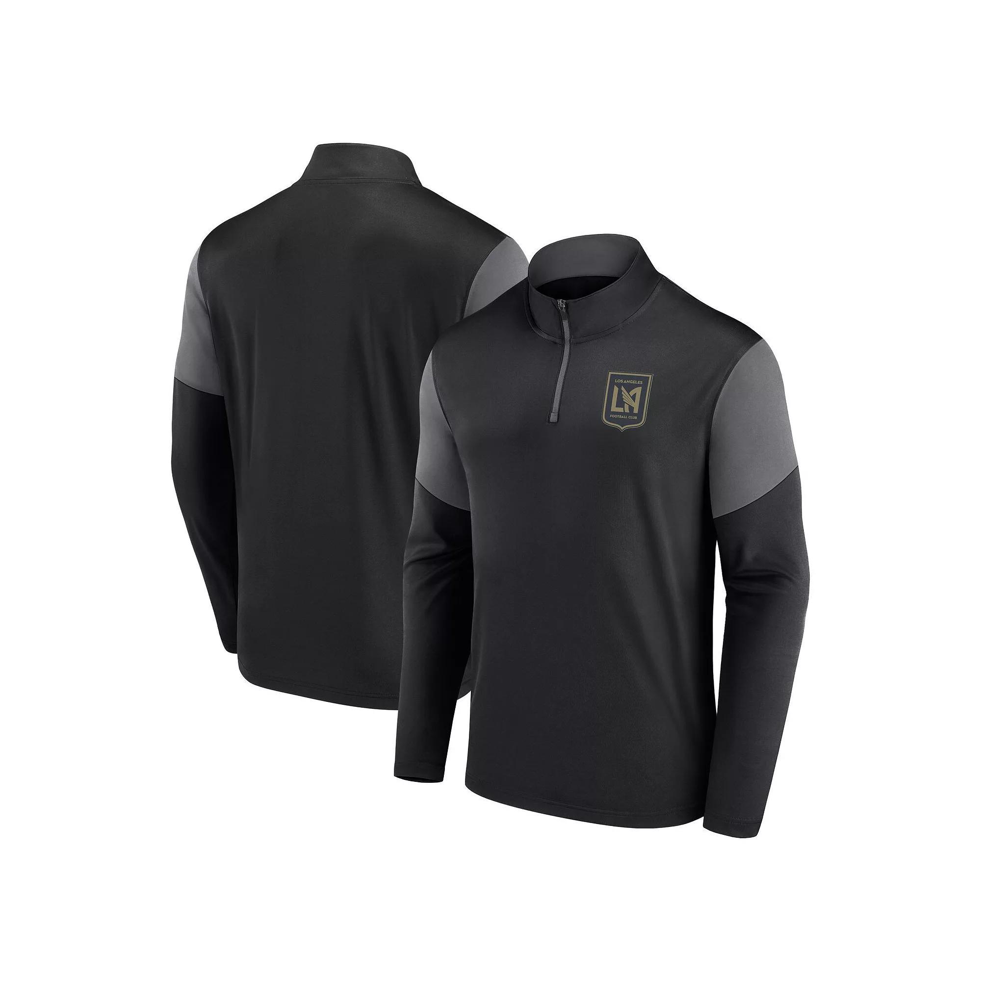 Men's Fanatics  Red Wisconsin Badgers Primary Quarter-Zip Top, Size: Large Product Image