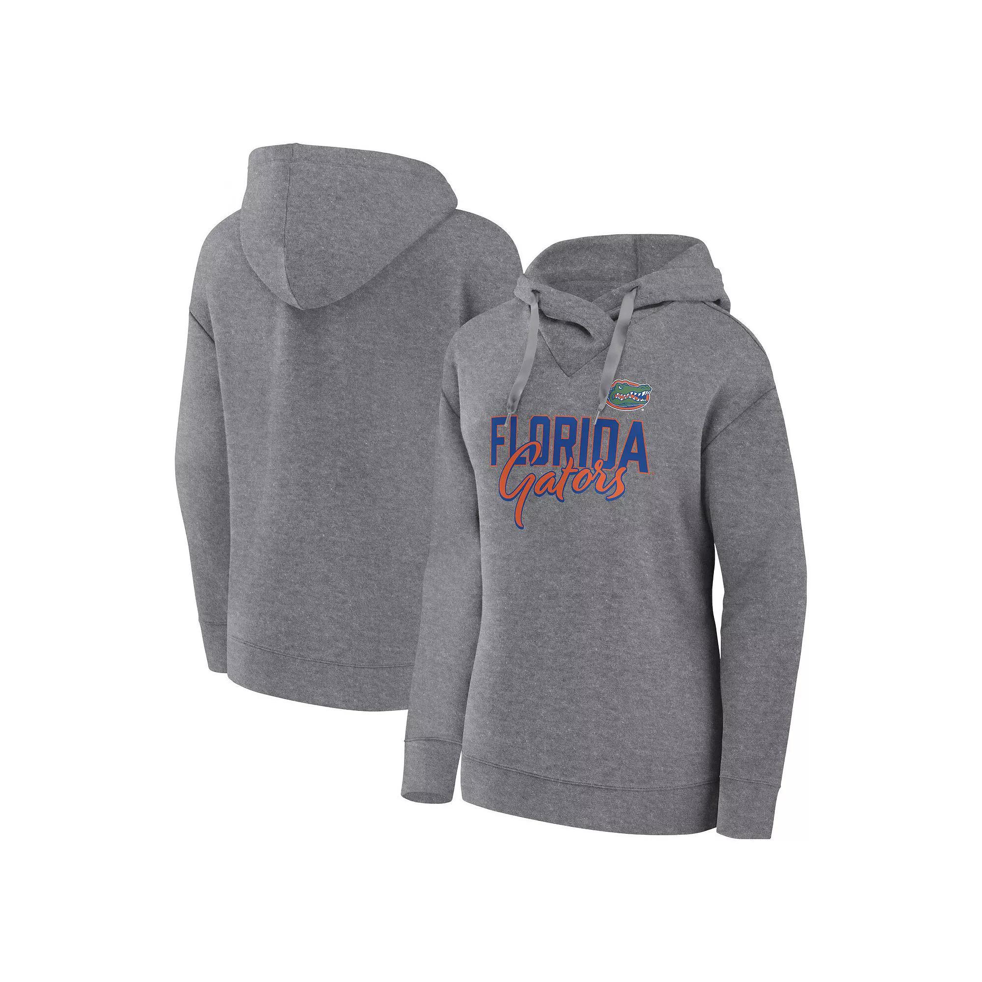 Women's Fanatics Branded Heather Gray Minnesota Twins Script Favorite Pullover Hoodie, Size: Medium, Grey Product Image