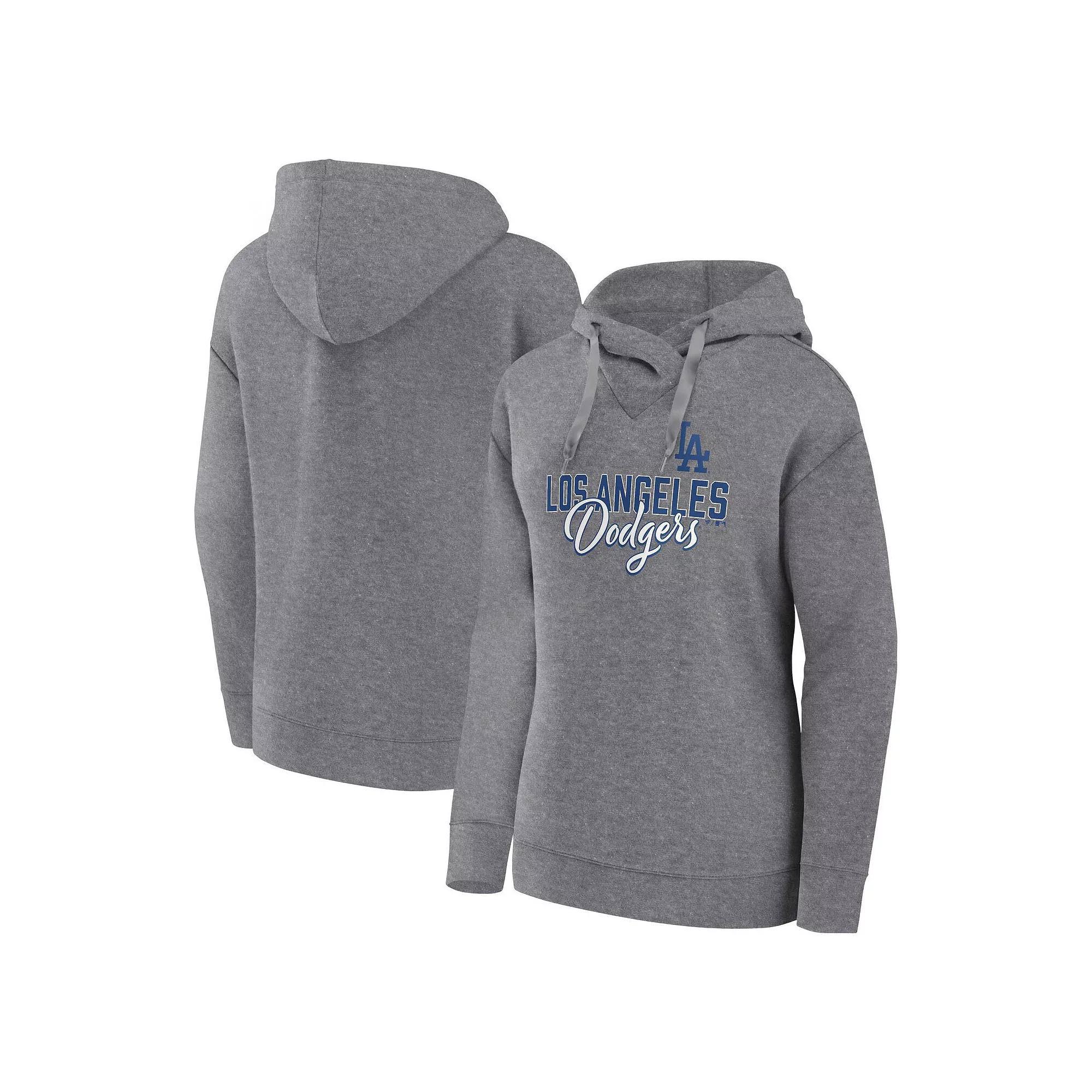 Women's Profile Heather Gray New York Mets Plus Size Pullover Hoodie, Size: 4XL, Grey Product Image