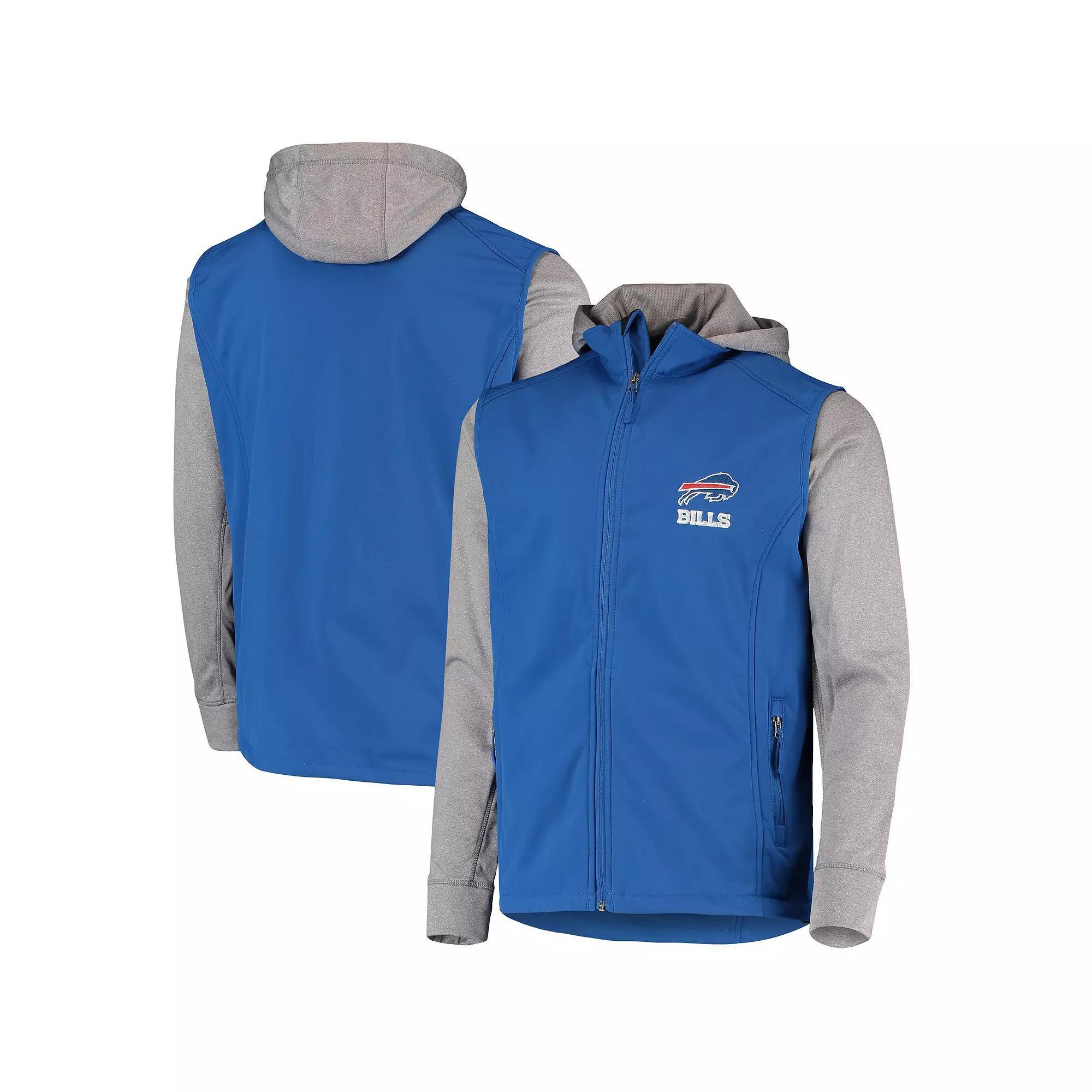 Men's Dunbrooke Royal/Gray Buffalo Bills Alpha Full-Zip Jacket, Size: 3XL, Blue Product Image