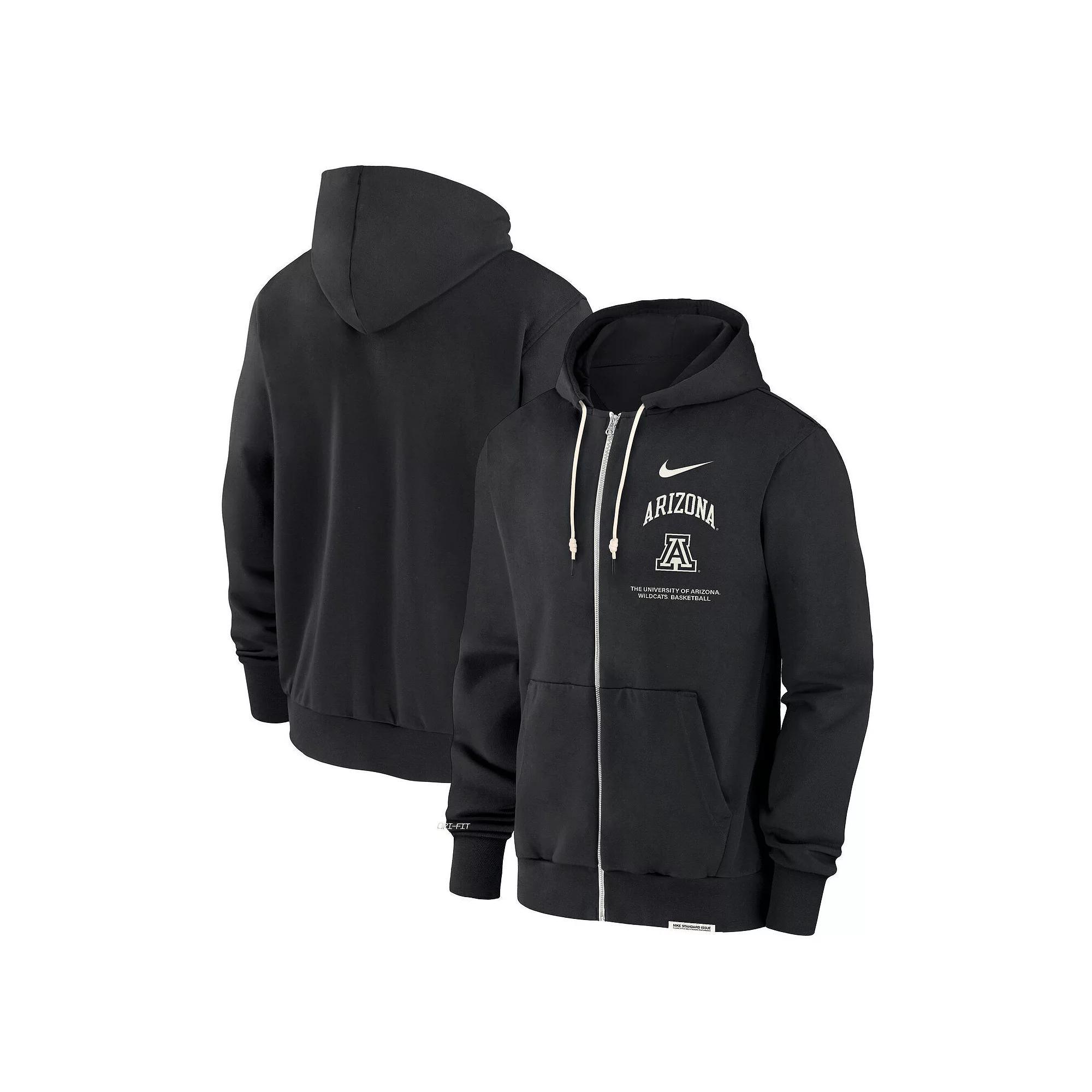 Men's Nike Black Arizona Wildcats On-Court Performance Full-Zip Hoodie, Size: XL Product Image