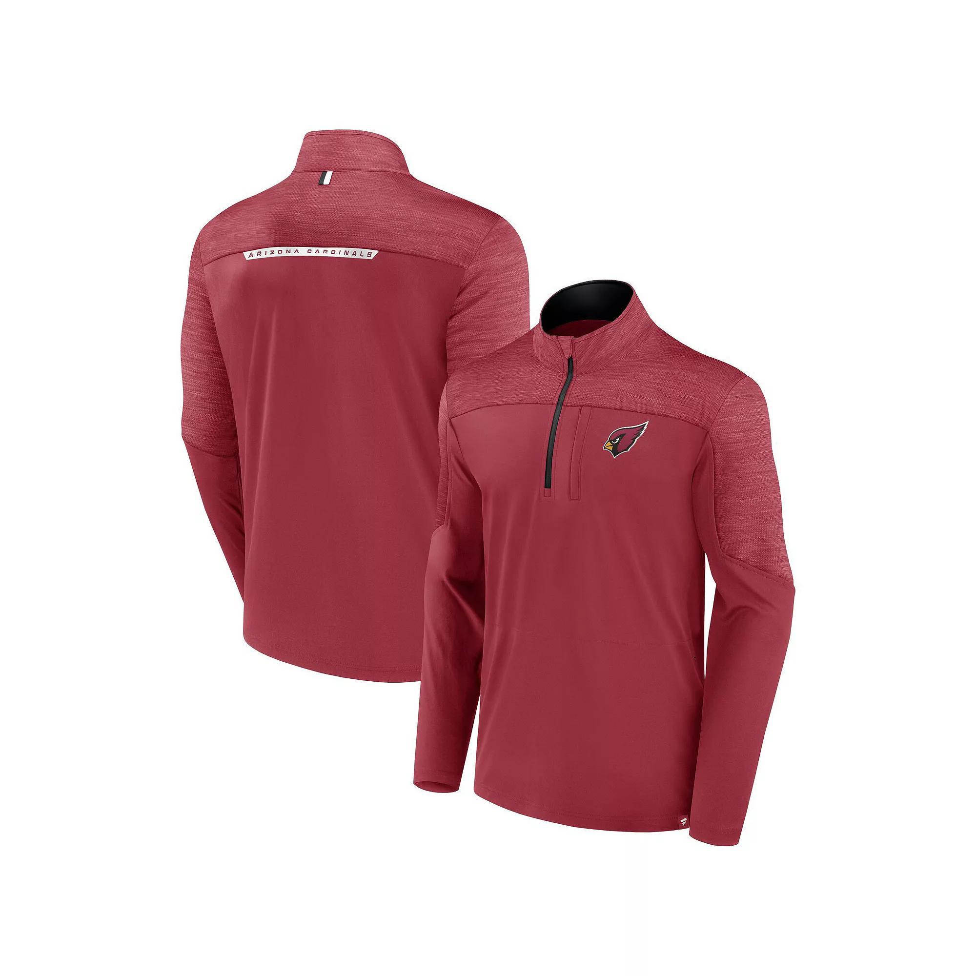 Men's Fanatics Branded Red Tampa Bay Buccaneers Defender Half-Zip Top, Size: 4XL Product Image