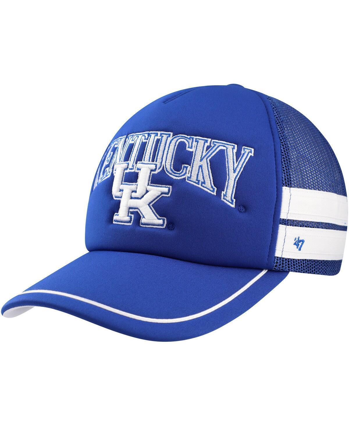 Mens 47 Royal Kentucky Wildcats Sideband Trucker Adjustable Hat Product Image