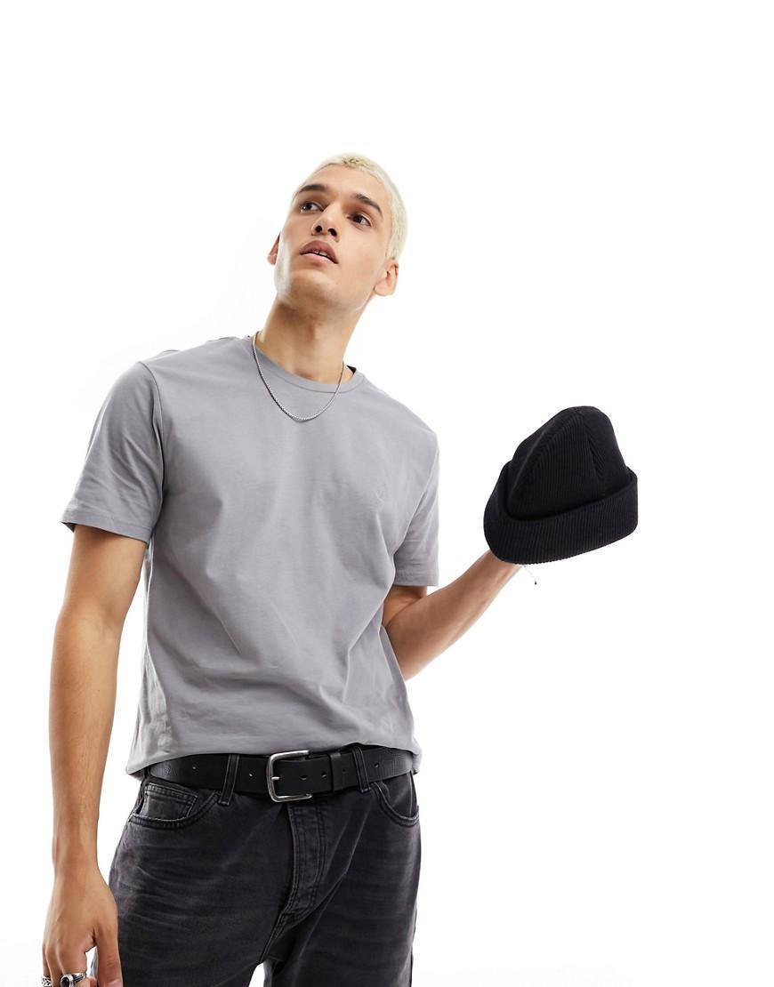 AllSaints Brace Short Sleeve Crew (Smokey Grey) Men's Clothing Product Image