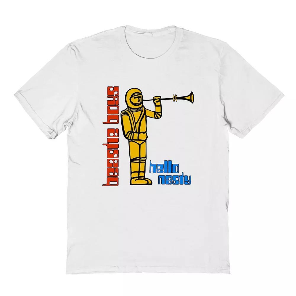 Men's Beastie Boys Hello Nasty Trumpet Graphic Tee, Size: Large, White Product Image