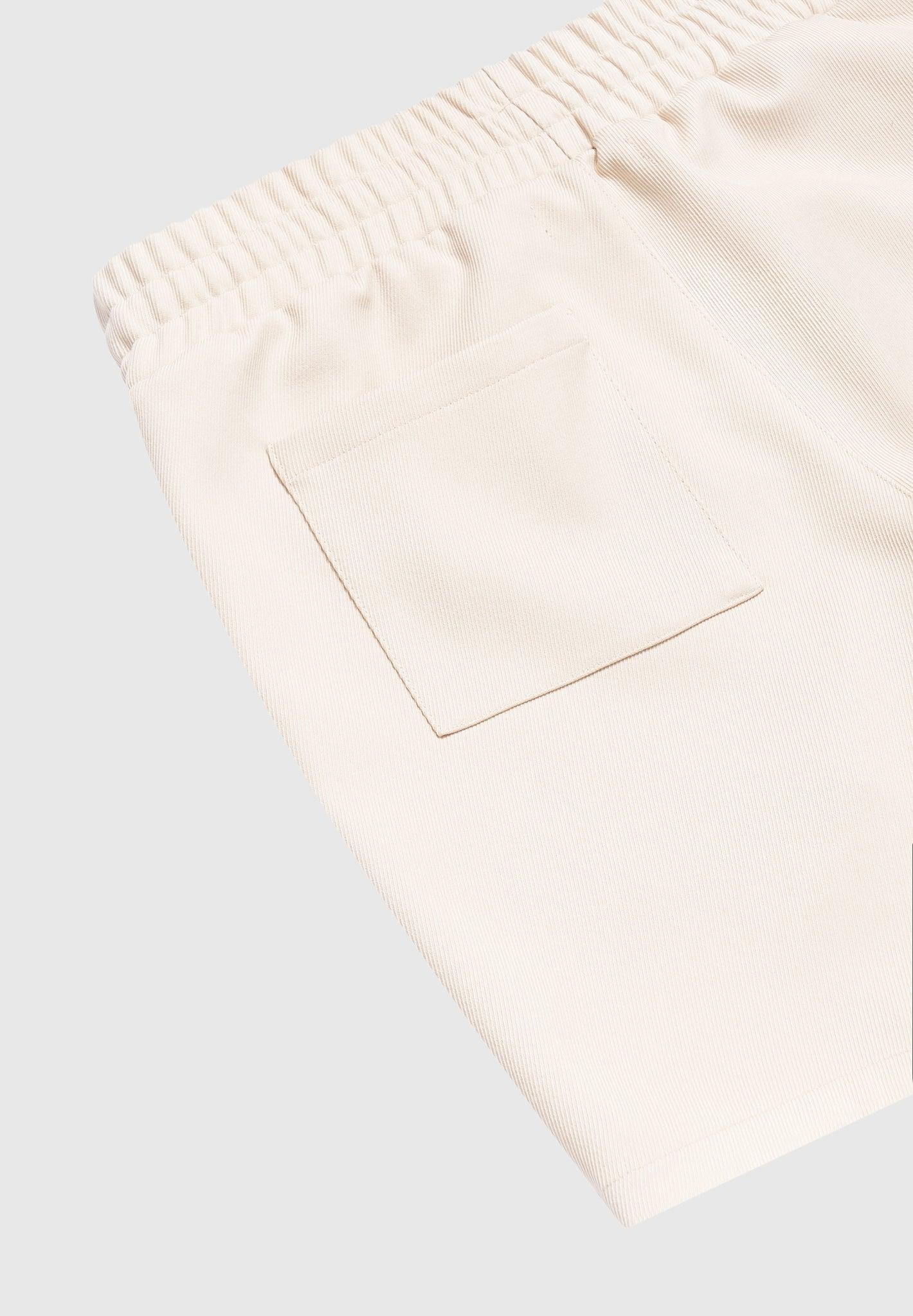 Eiffel Twill Shorts - Cream Male Product Image