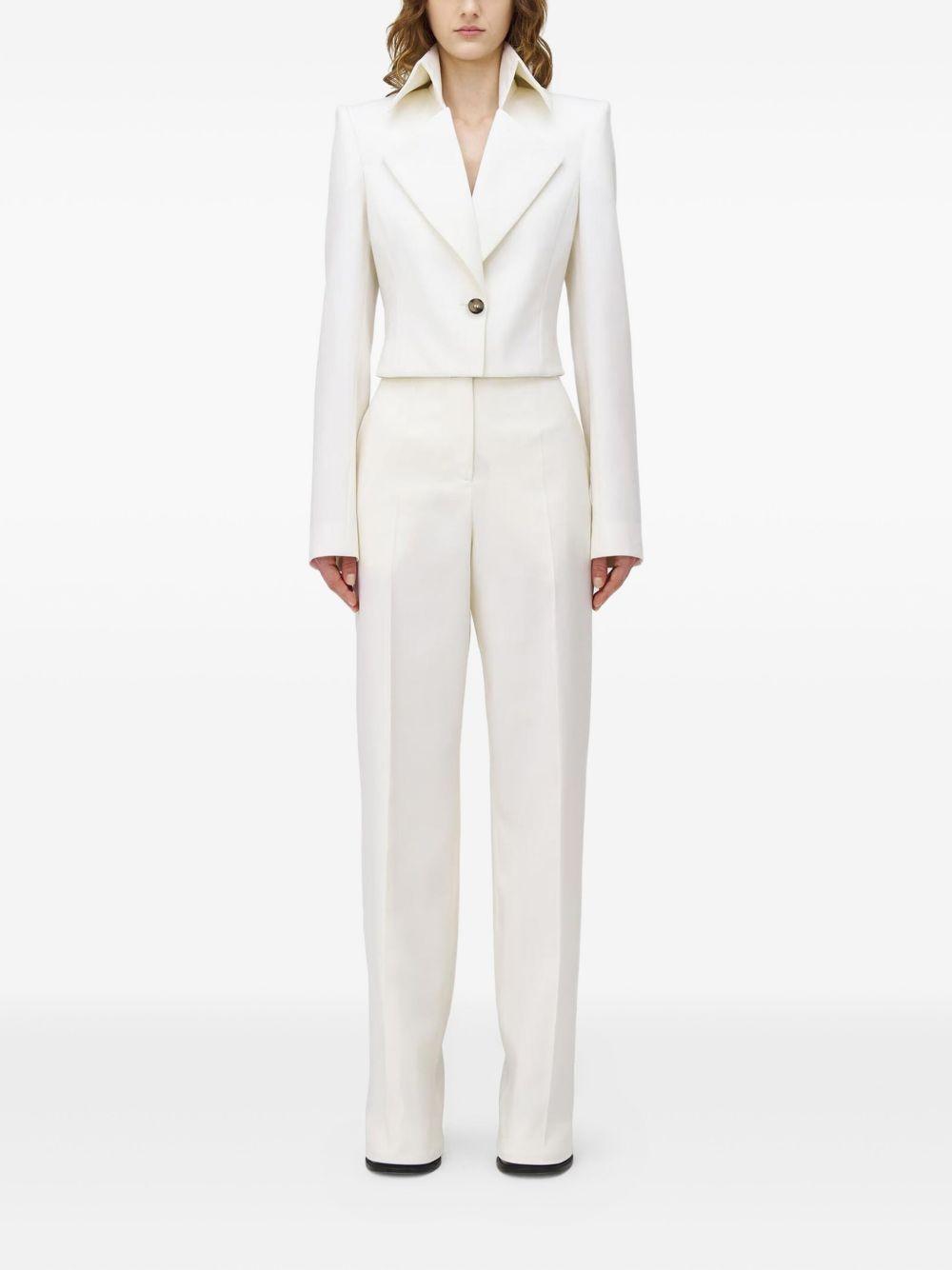 wide-leg wool trousers  Product Image