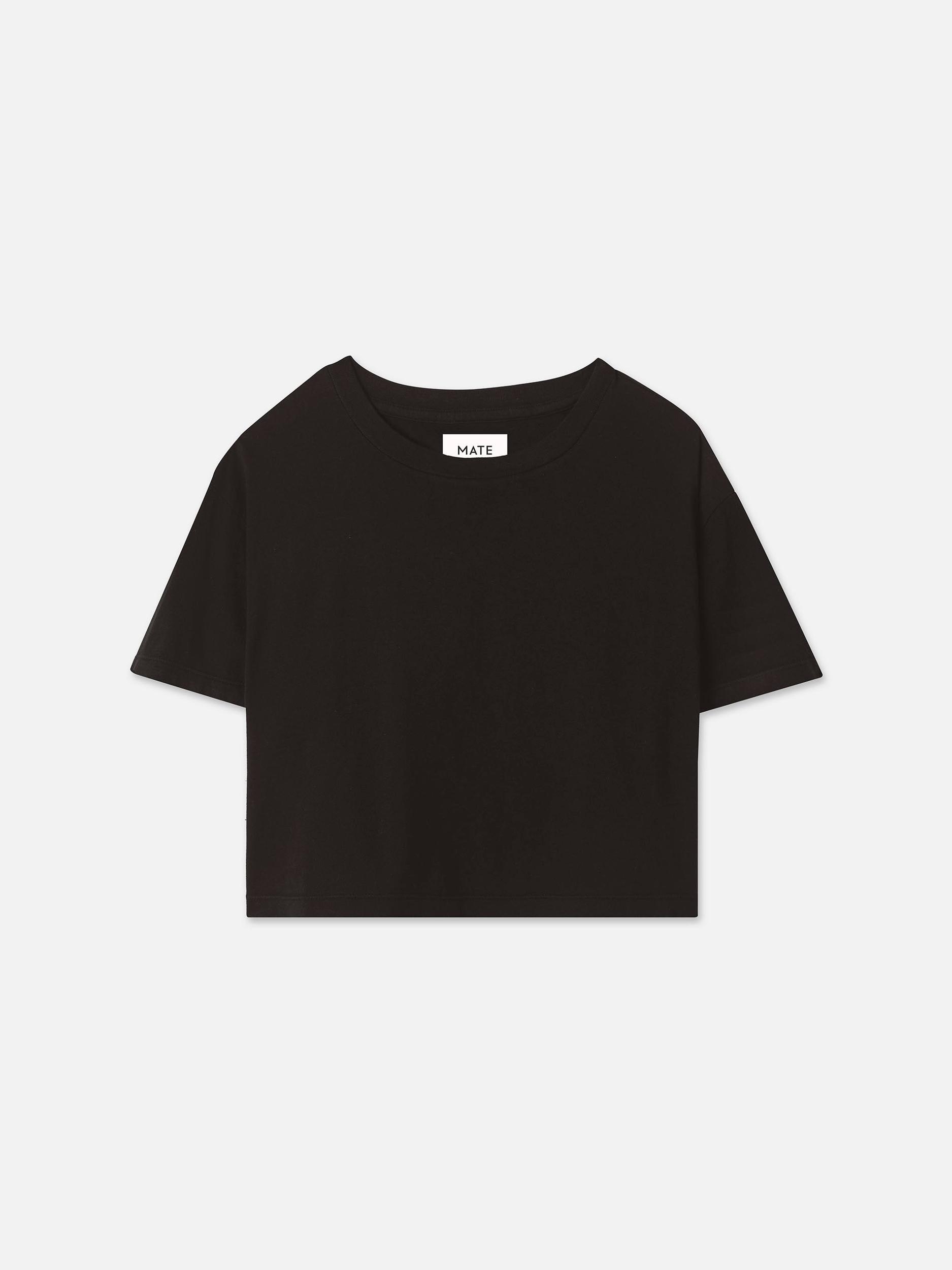 Organic Cotton Relaxed Crop Tee Female Product Image