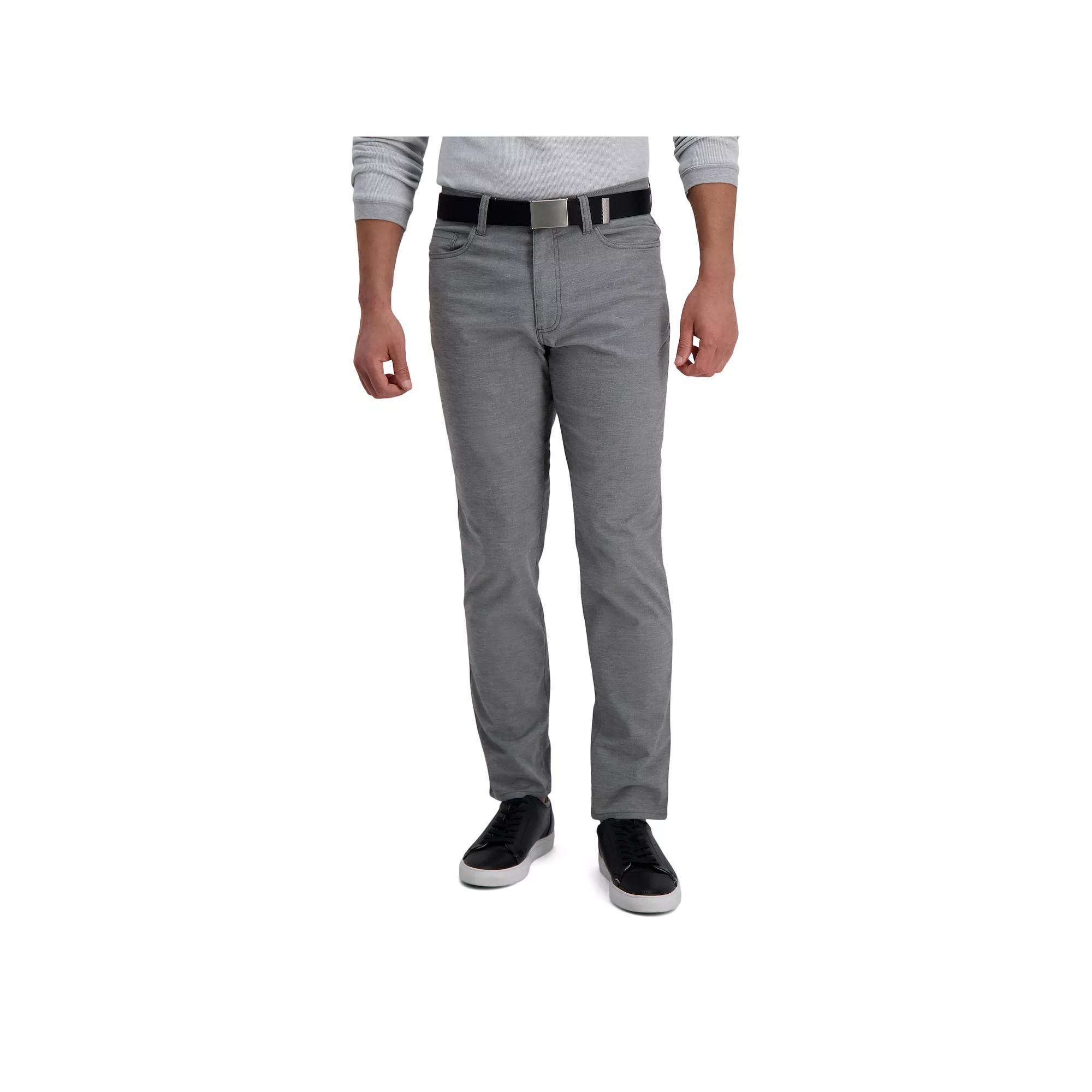 Mens Haggar The Active Series City Flex Performance Slim-Fit Pants Product Image