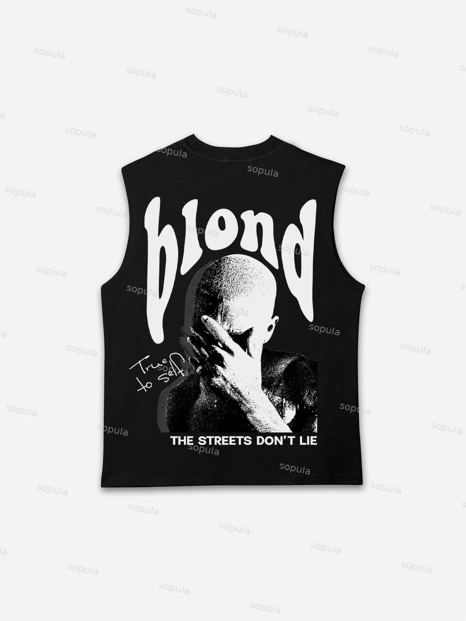 Vintage Frank Ocean Blond Graphic Tank Top Product Image