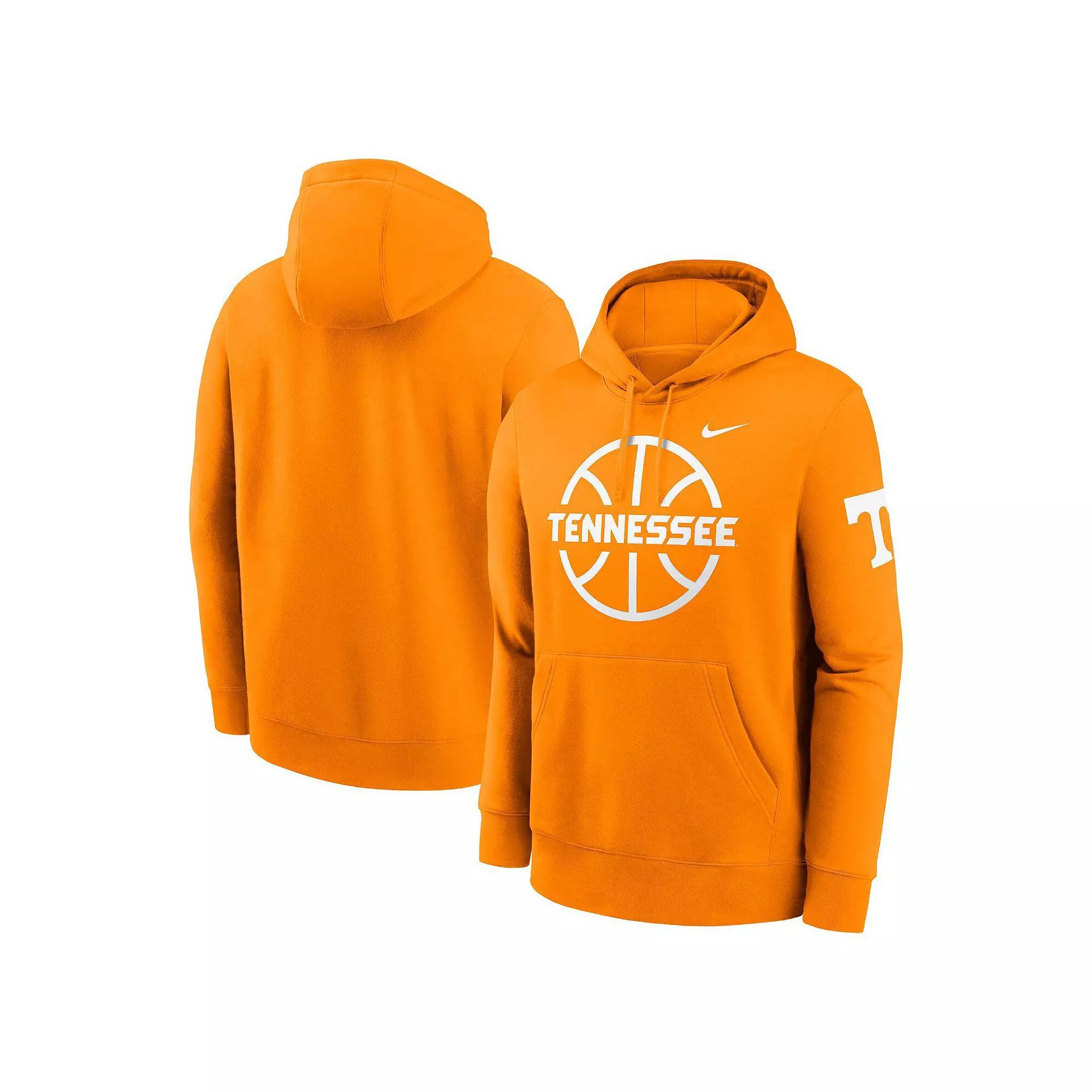 Men's Nike  Tennessee Orange Tennessee Volunteers Basketball Icon Club Fleece Pullover Hoodie, Size: 2XL Product Image