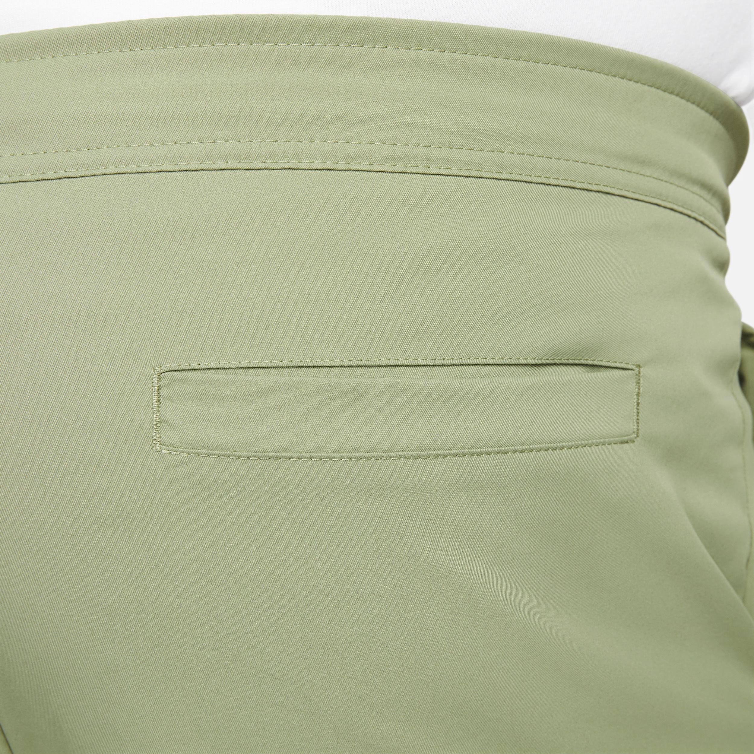 Nike Woven Taper Leg Pants - Mens Green/White Product Image