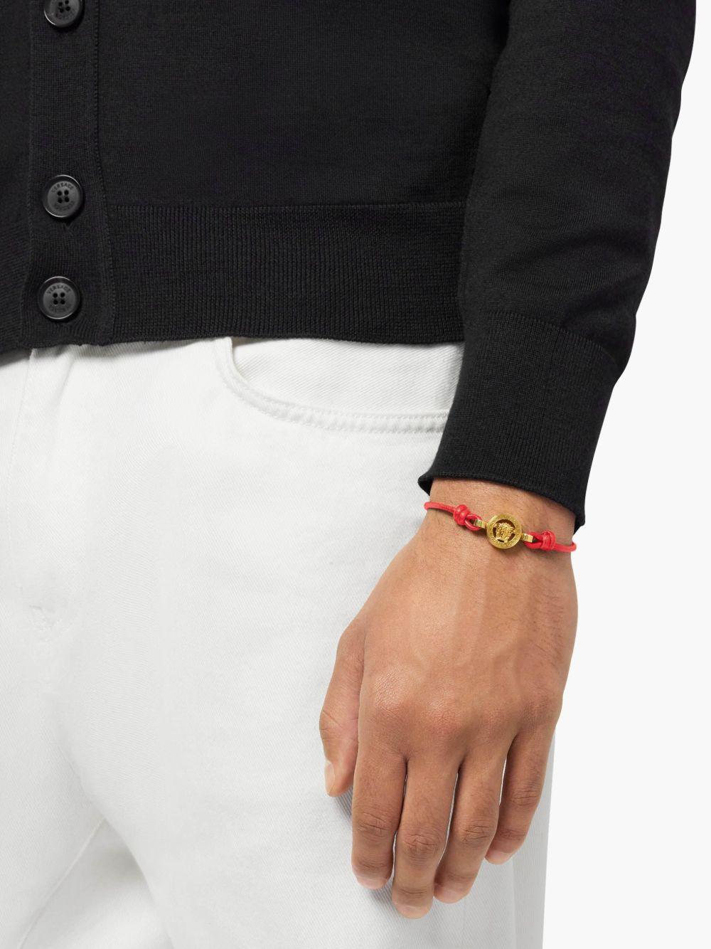 Medusa &apos;95 leather bracelet Product Image