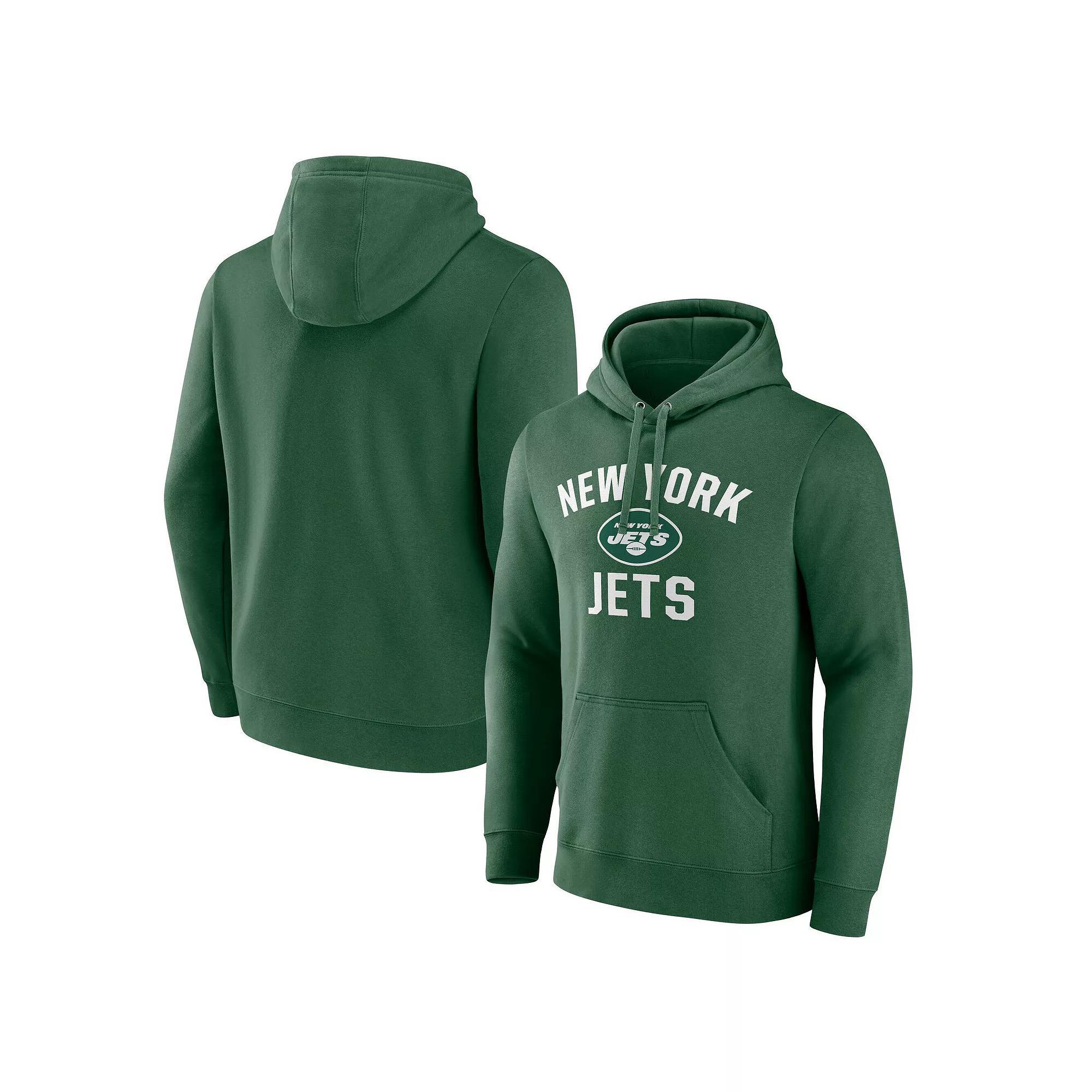 Men's Fanatics  Green New York Jets Victory Arch Pullover Hoodie, Size: XL Product Image