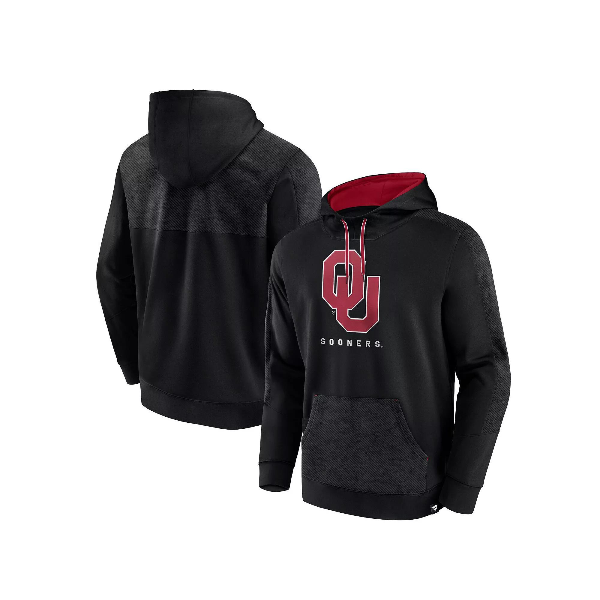 Men's Fanatics Branded Black Oklahoma Sooners Defender Pullover Hoodie, Size: XL Product Image