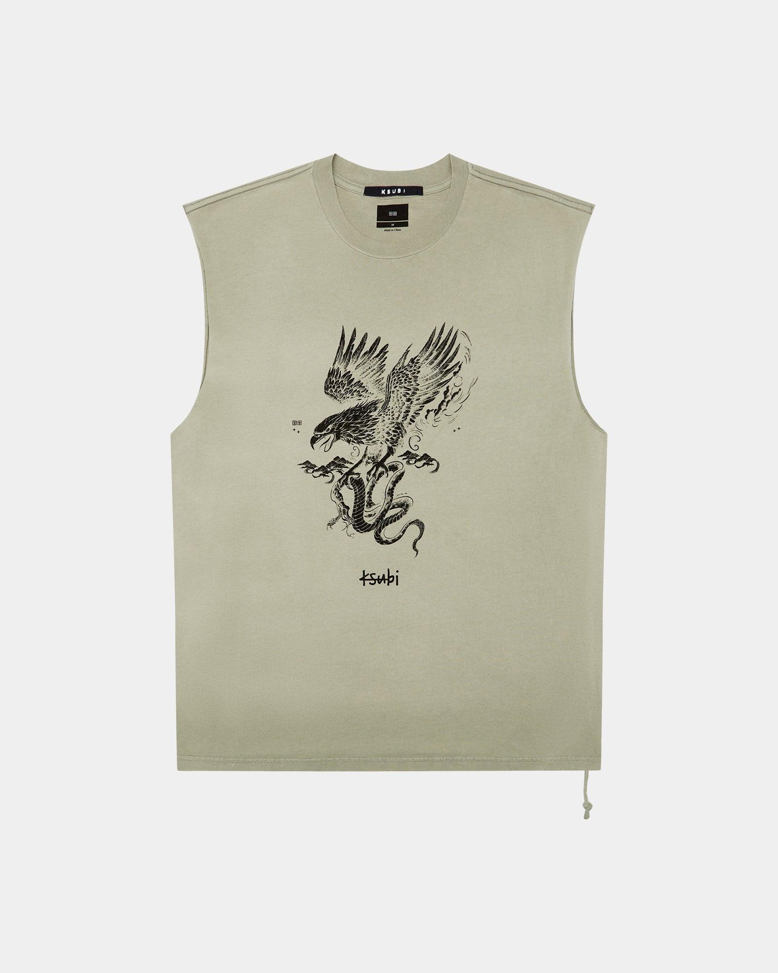 TARGET BIGGIE SLASH SS TEE ARMY FADE Male Product Image