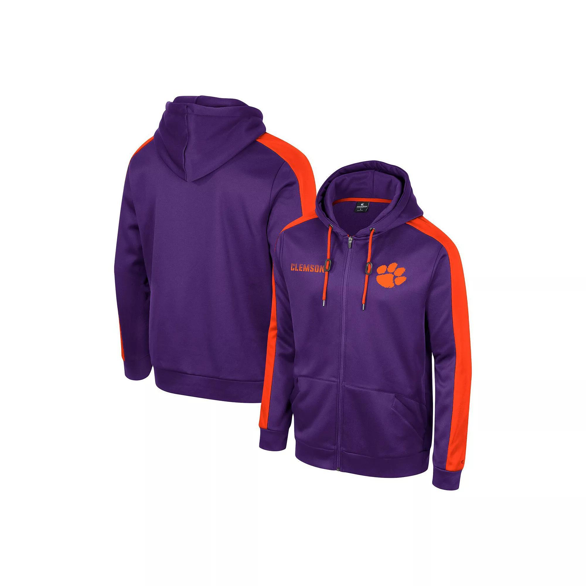 Men's Colosseum  Navy Notre Dame Fighting Irish Reese Full-Zip Hoodie, Size: Small, Blue Product Image