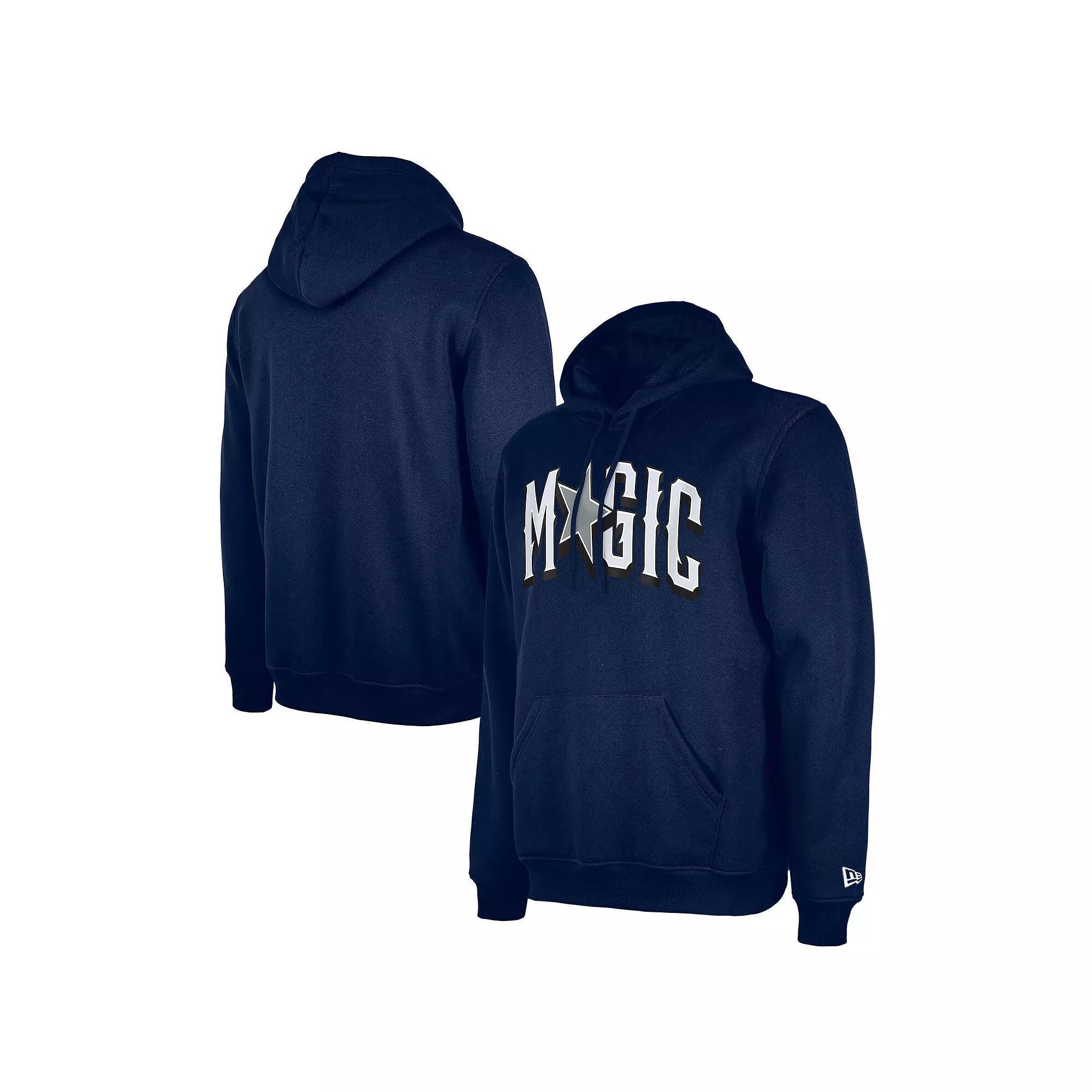 Mens New Era Navy Orlando Magic 2024/25 City Edition Pullover Hoodie Mag Blue Product Image