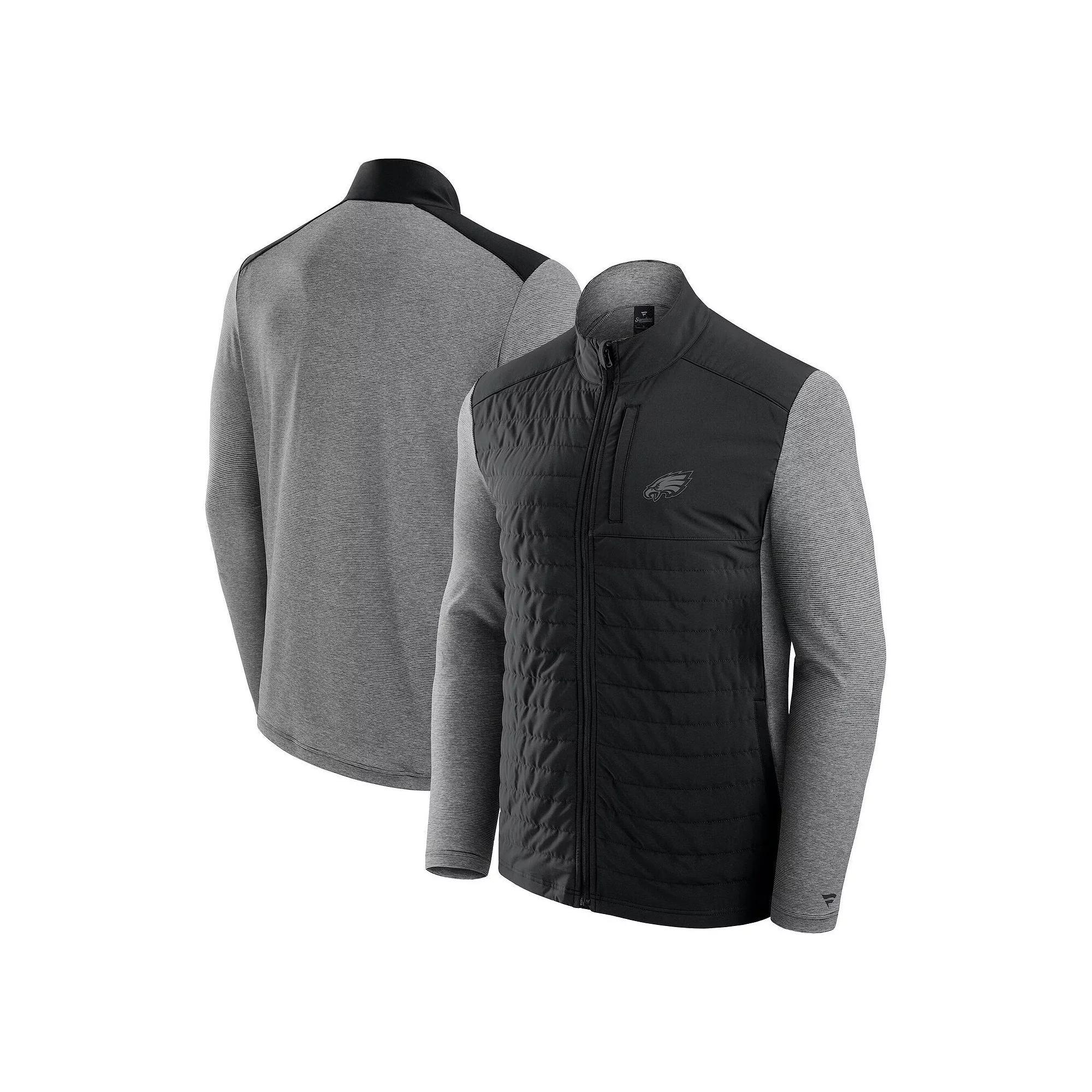 Unisex Fanatics Black/Heather Gray Buffalo Bills Tonal Full-Zip Jacket, Adult Unisex, Size: XL Product Image