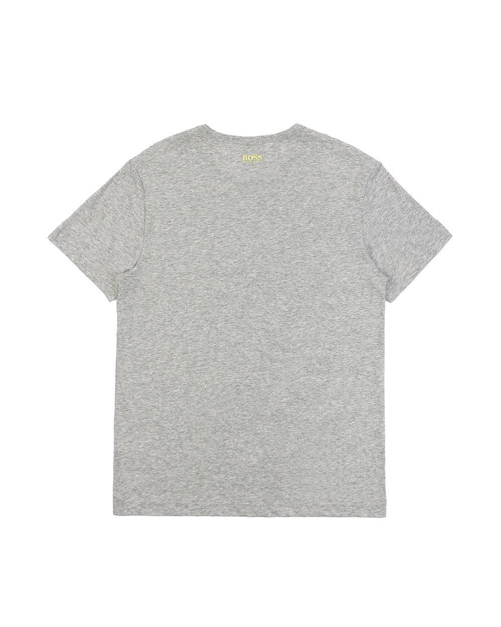HUGO BOSS Logo Short Sleeved T-shirt In Gray Product Image