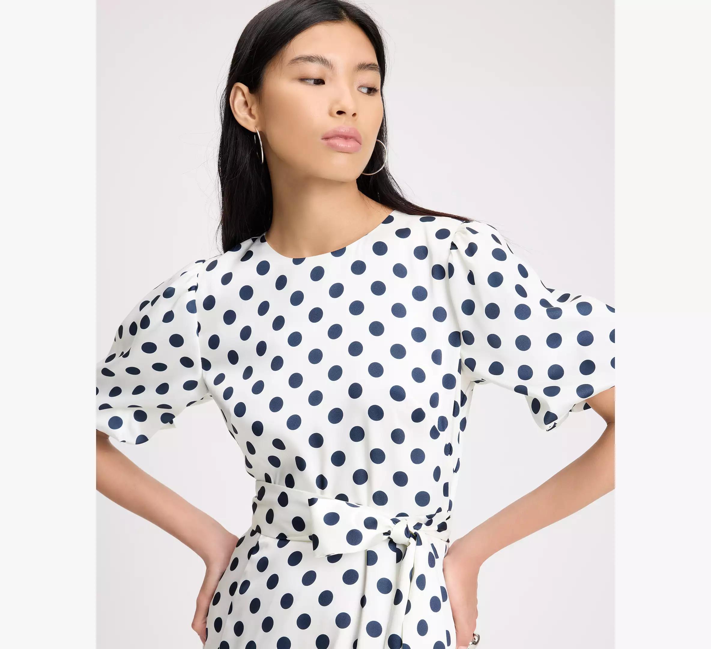Breezy Dot Matinee Dress Product Image
