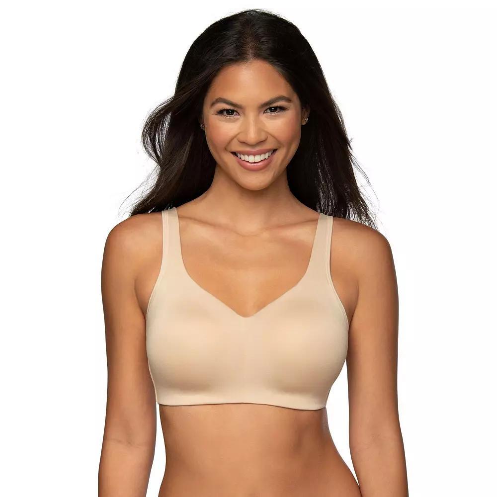 Vanity Fair Lingerie Beyond Comfort Simple Sizing Wireless Bra 72204, Womens Black Black Product Image