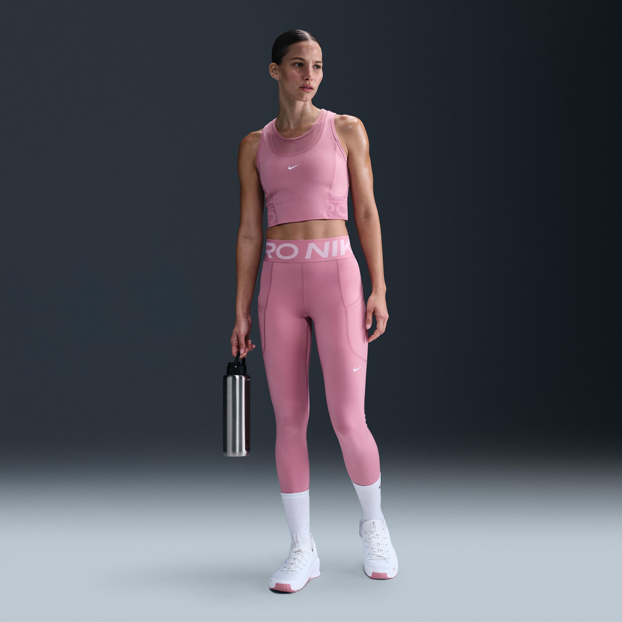 Women's Nike Pro Dri-FIT Cropped Tank Top Product Image