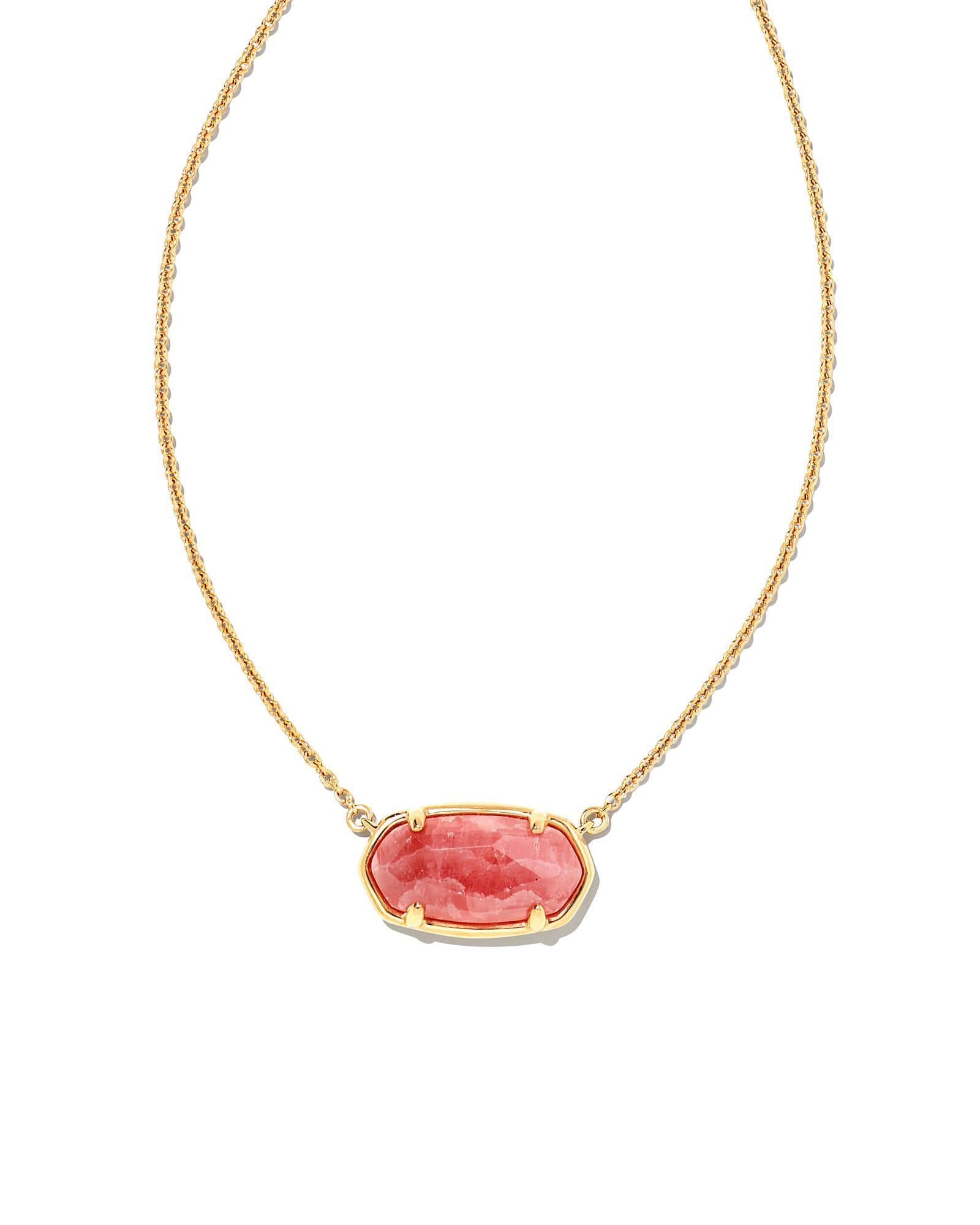 Elyse 18k Gold Vermeil Double Band Ring in Pink Rhodochrosite Product Image