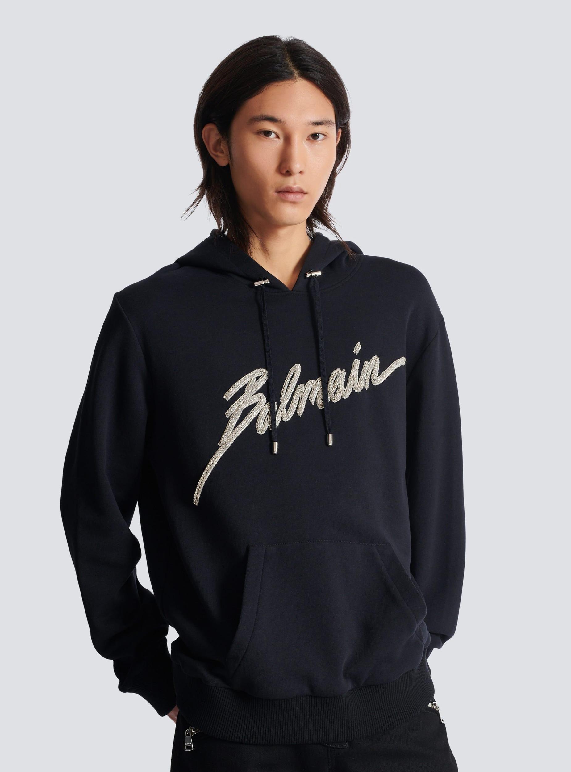 Embroidered Balmain Letter hoodie Product Image