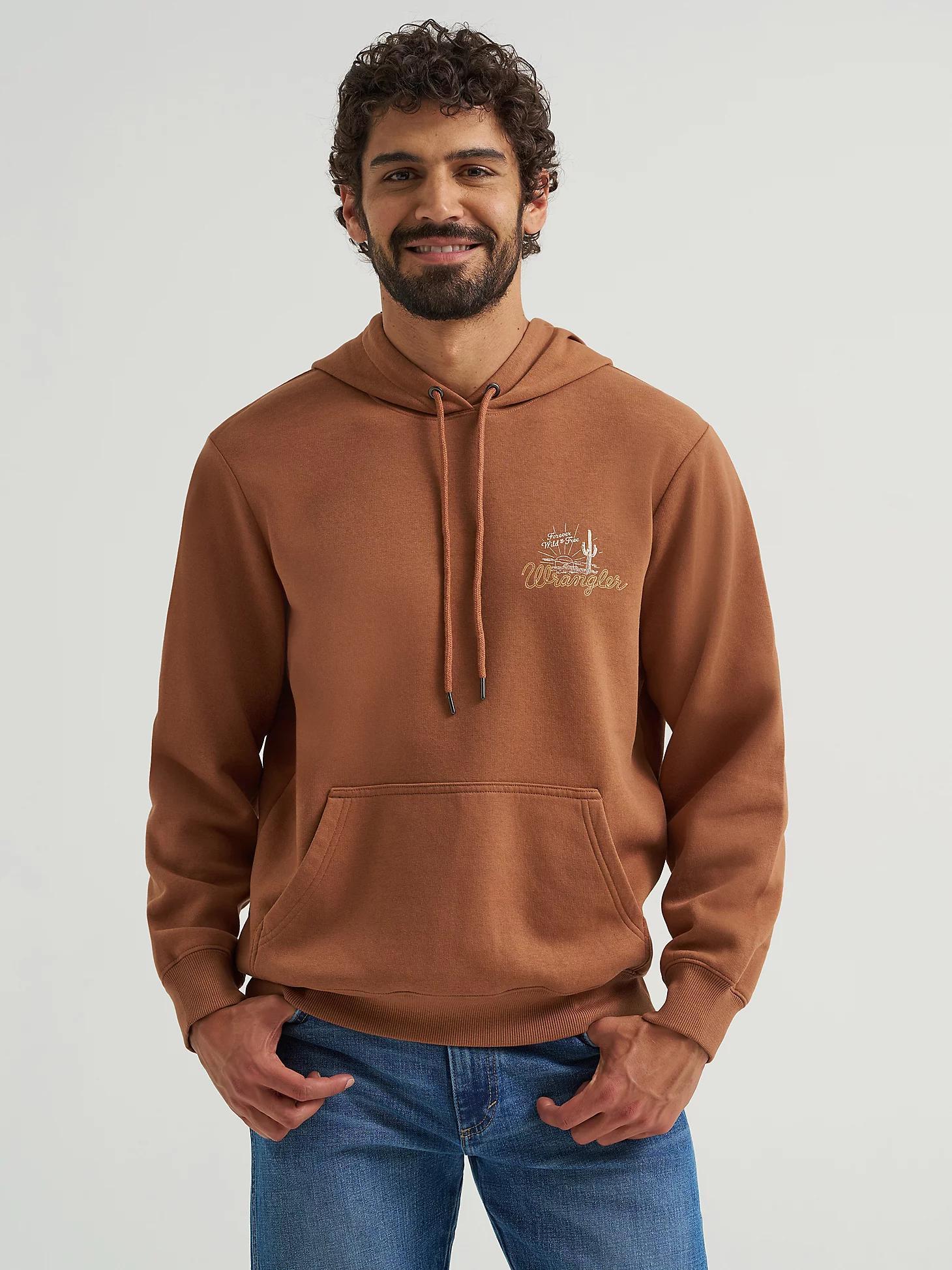 Men's Desert Logo Graphic Hoodie in Rawhide Product Image
