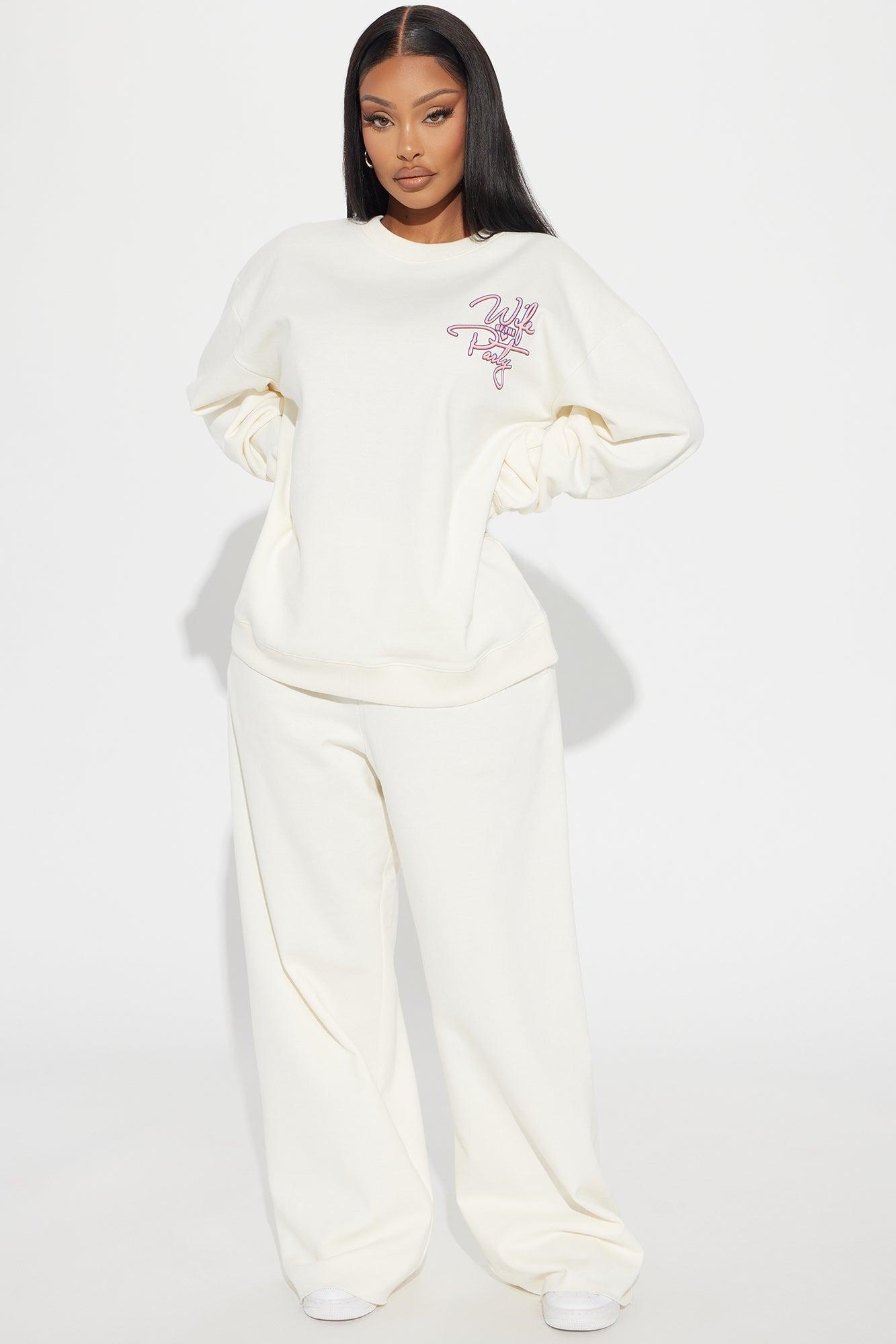 Wife Of The Party Sweatshirt - Ivory Product Image