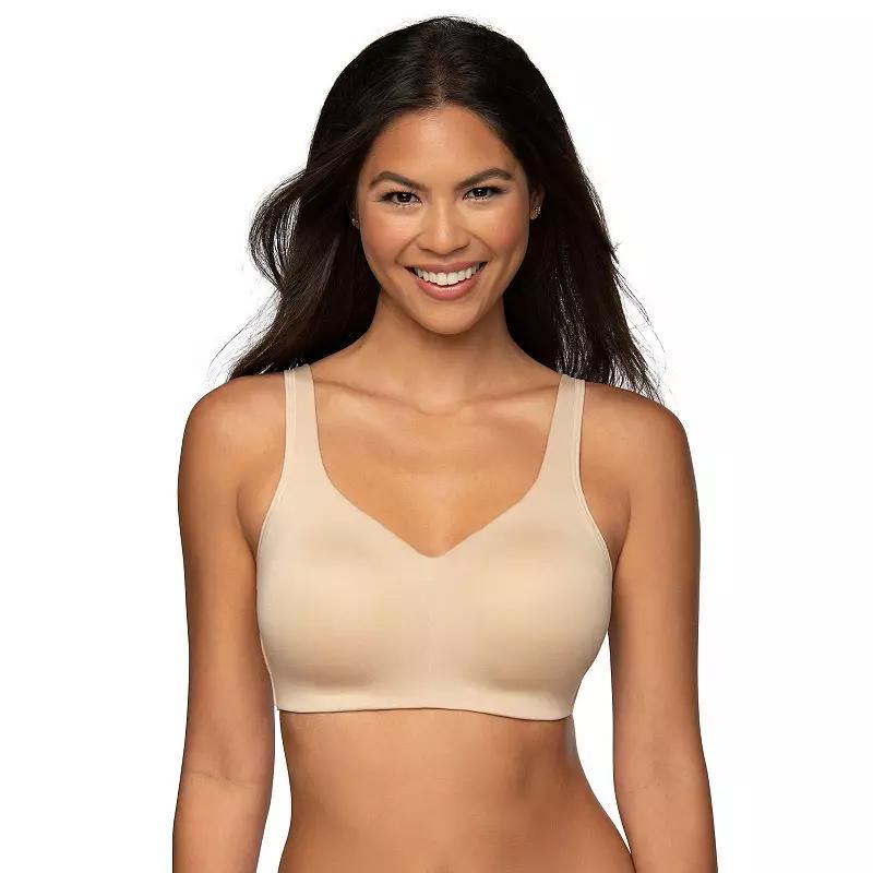 Vanity Fair Lingerie Beyond Comfort Simple Sizing Wireless Bra 72204, Womens Black Black Product Image