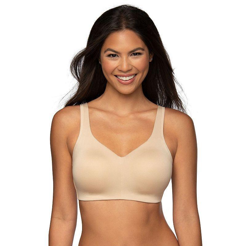 Vanity Fair Lingerie Beyond Comfort Simple Sizing Wireless Bra 72204, Womens Black Black Product Image
