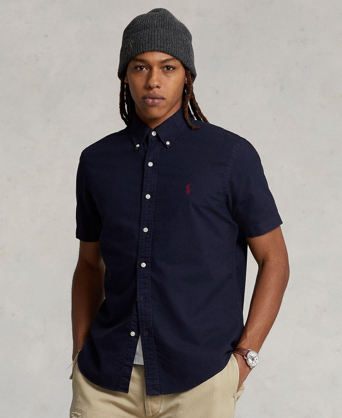 Mens Oxford Short-Sleeve Sport Shirt Product Image