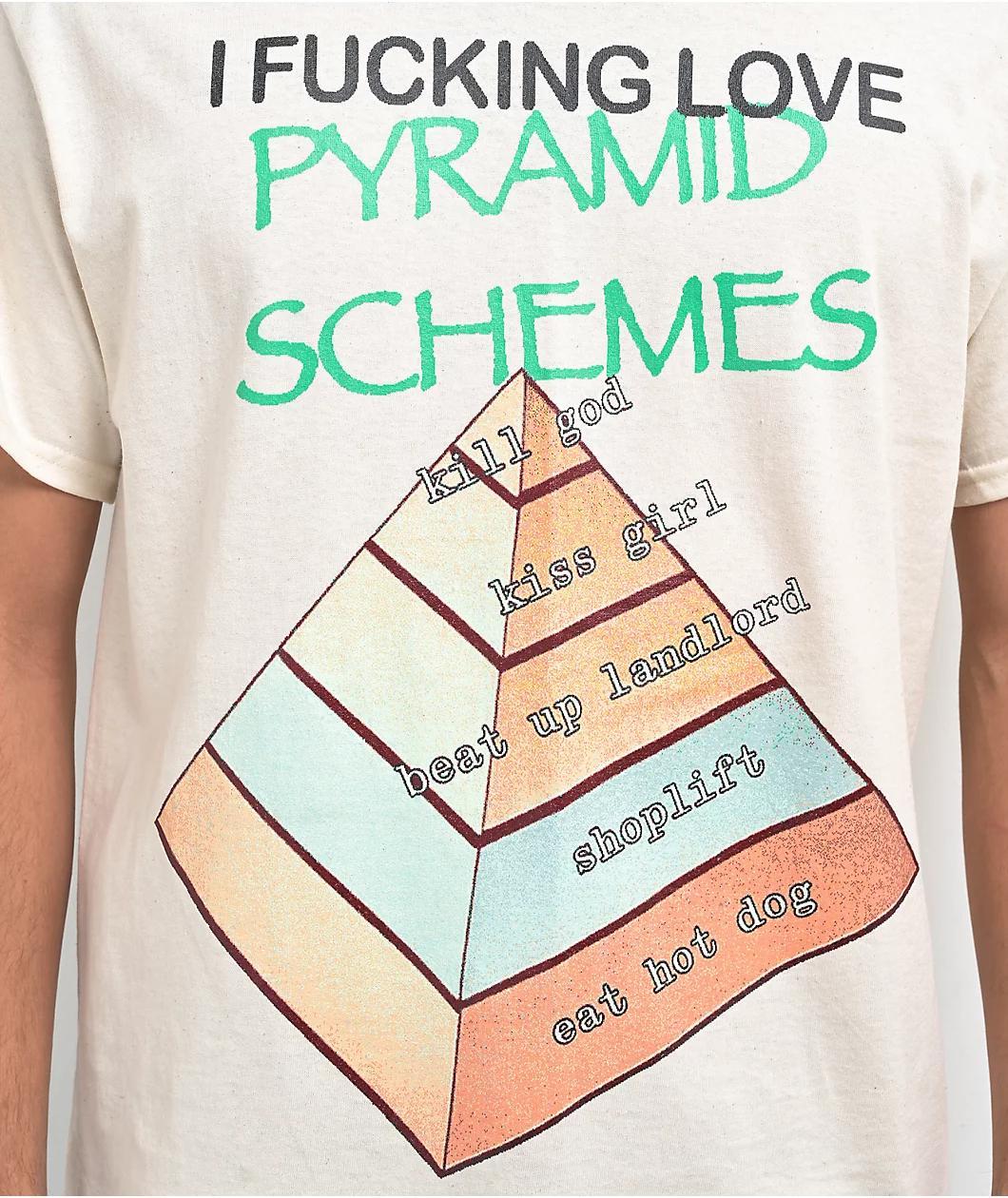 Dogecore Pyramids Natural T-Shirt Product Image