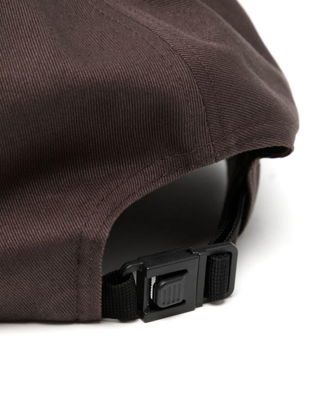 MONCLER Baseball Cap In Dark Brown Product Image