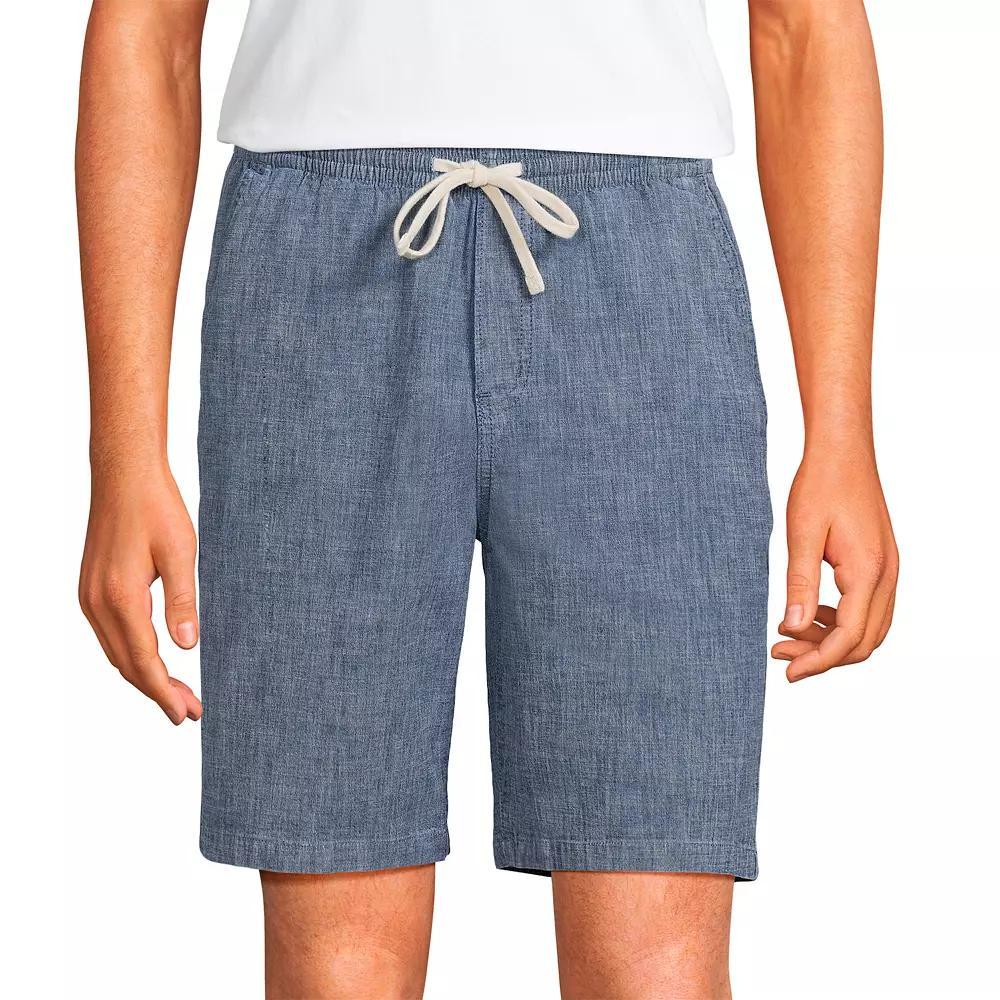 Men's Lands' End Pull-On Deck Shorts, Size: Large, Soft Pink Product Image